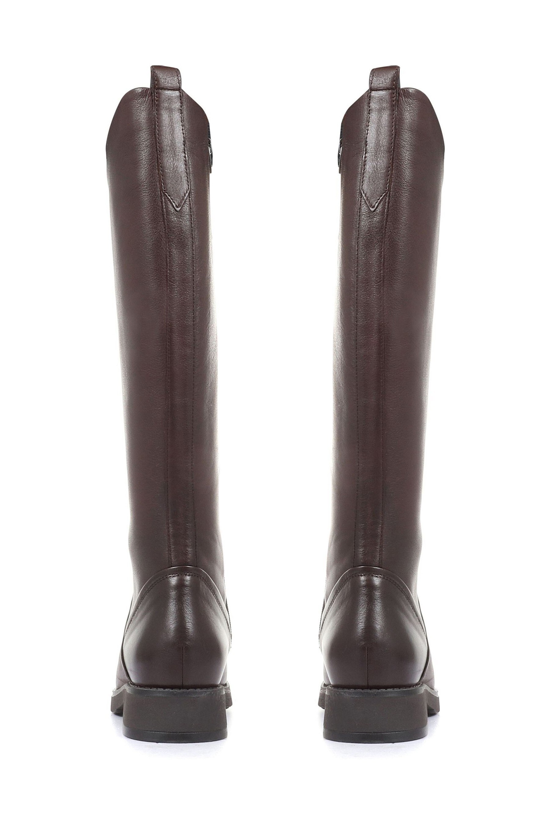 Buy Jones Bootmaker Womens Brown Capree Leather Knee High Boots from Next Luxembourg