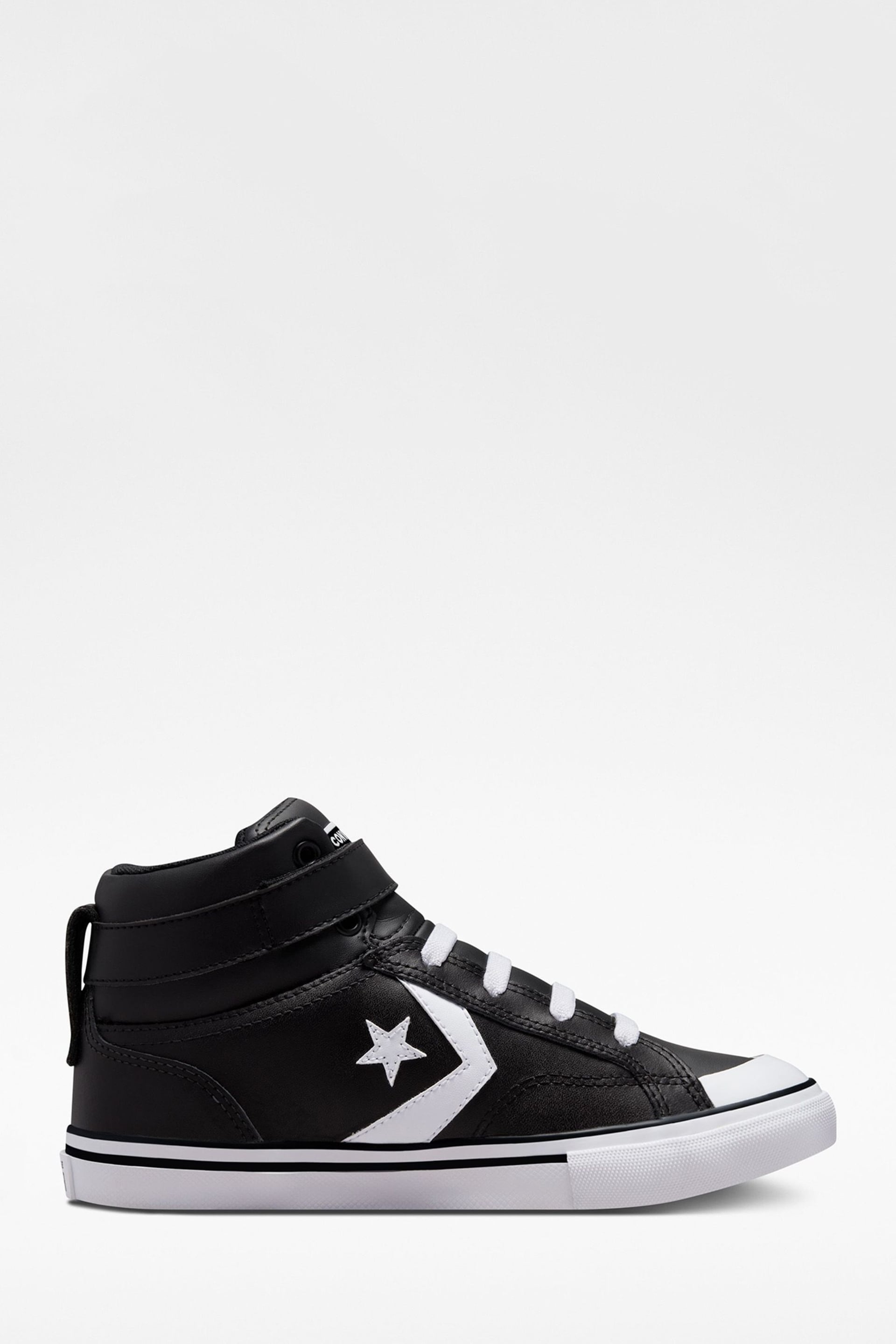 Converse Black/White Pro Blaze Youth Trainers - Image 1 of 7