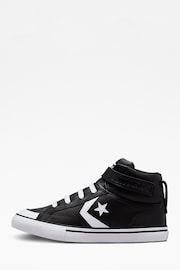 Converse Black/White Pro Blaze Youth Trainers - Image 2 of 7