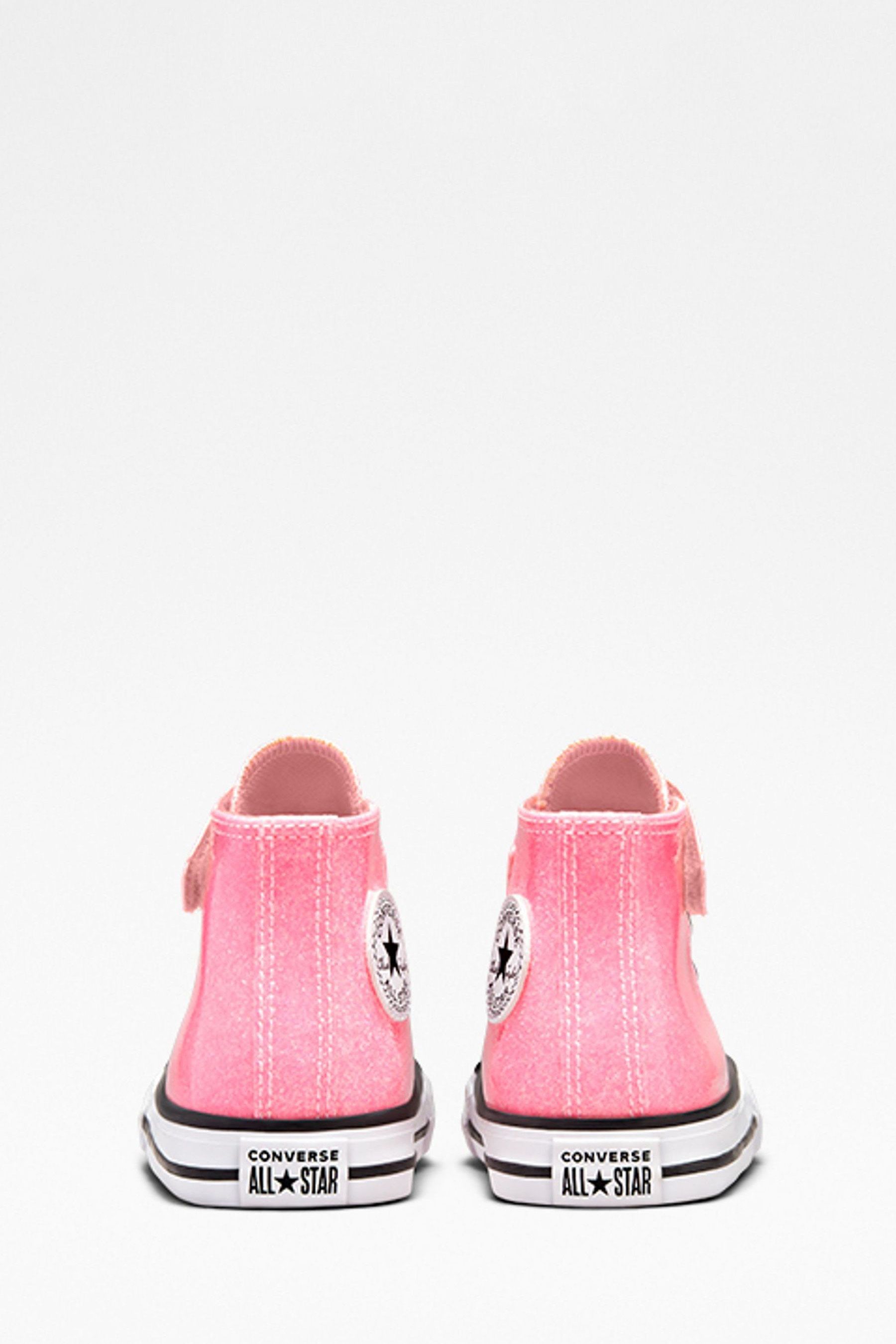 Buy Converse Pink Glitter 1V Infant Trainers from Next Ireland
