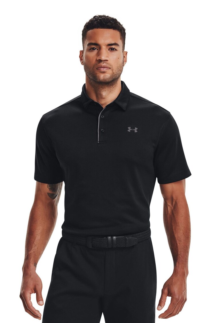 Under Armour Black Navy/Golf Tech Polo Shirt - Image 3 of 4