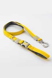 Hugo & Hudson Yellow Navy Mesh Dog Lead - Image 1 of 3