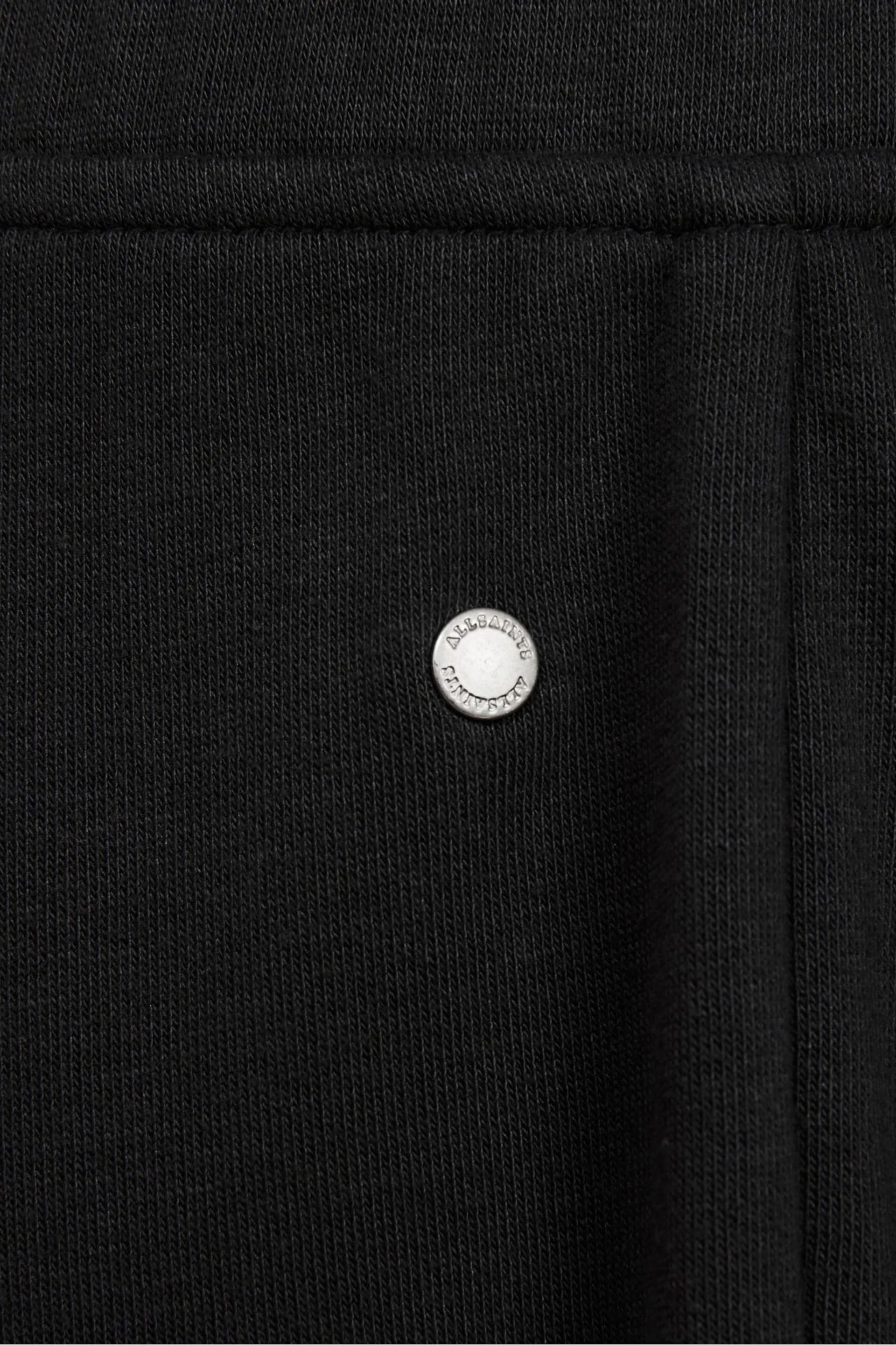 AllSaints Black Helix Shorts - Image 7 of 7