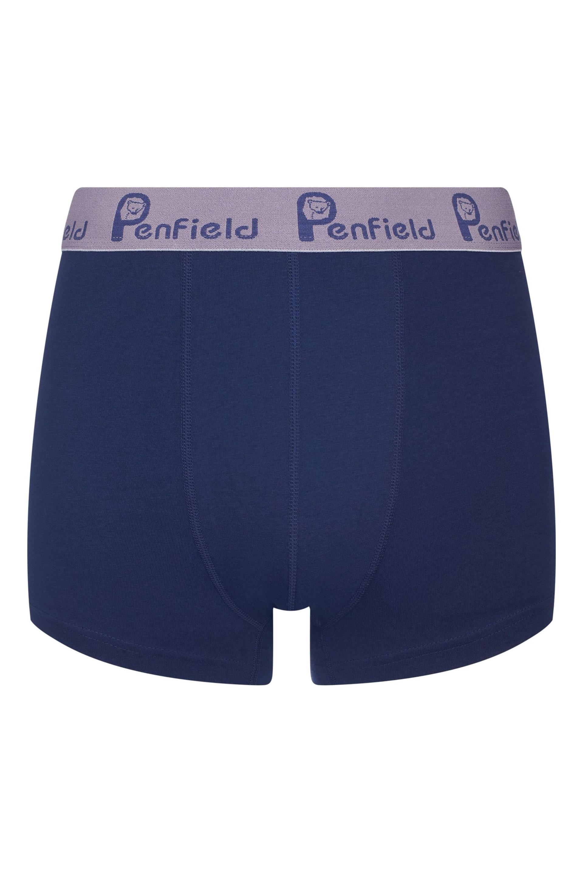 Penfield Blue Penfield Script Boxers 3 Pack - Image 2 of 5