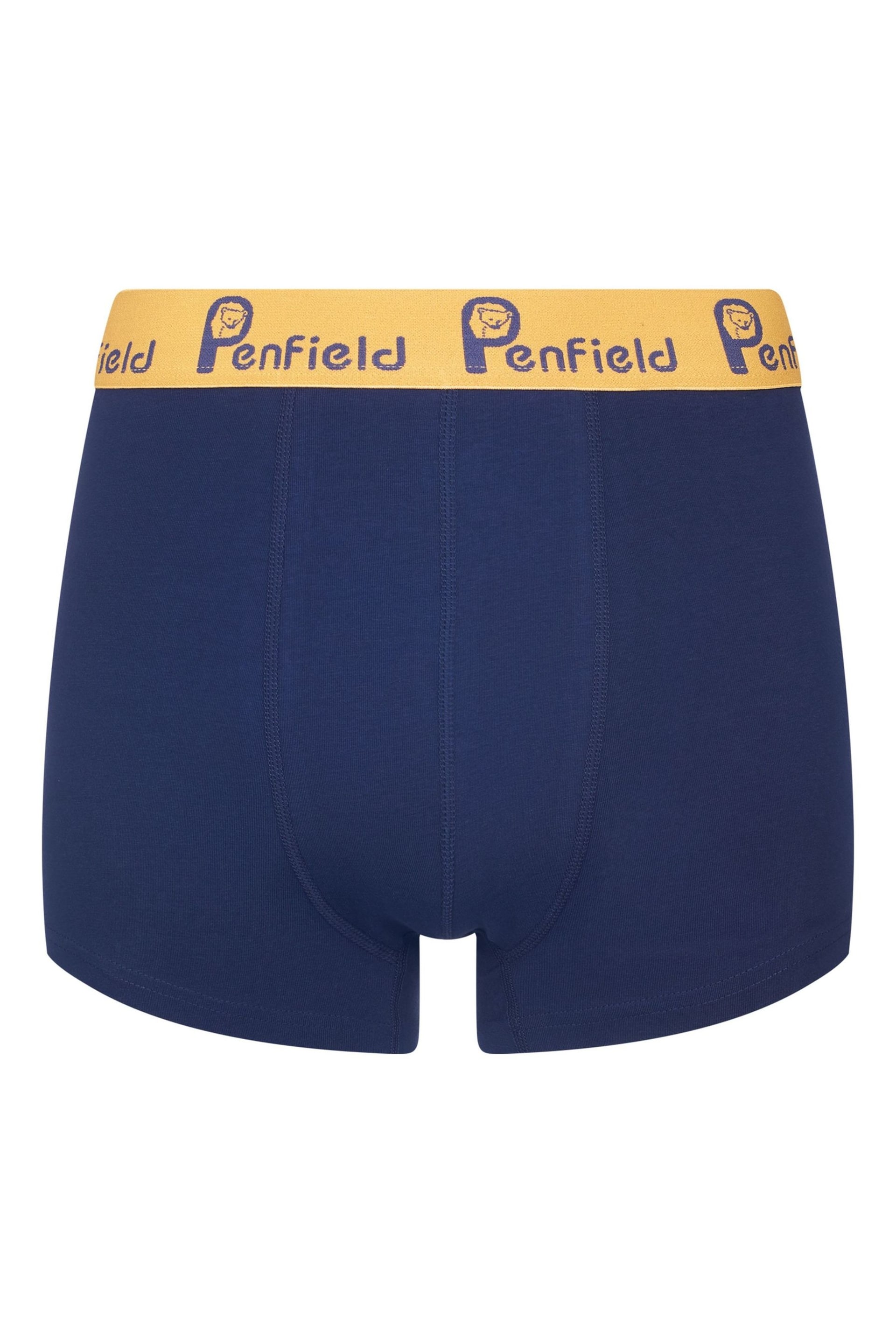 Penfield Blue Penfield Script Boxers 3 Pack - Image 3 of 5
