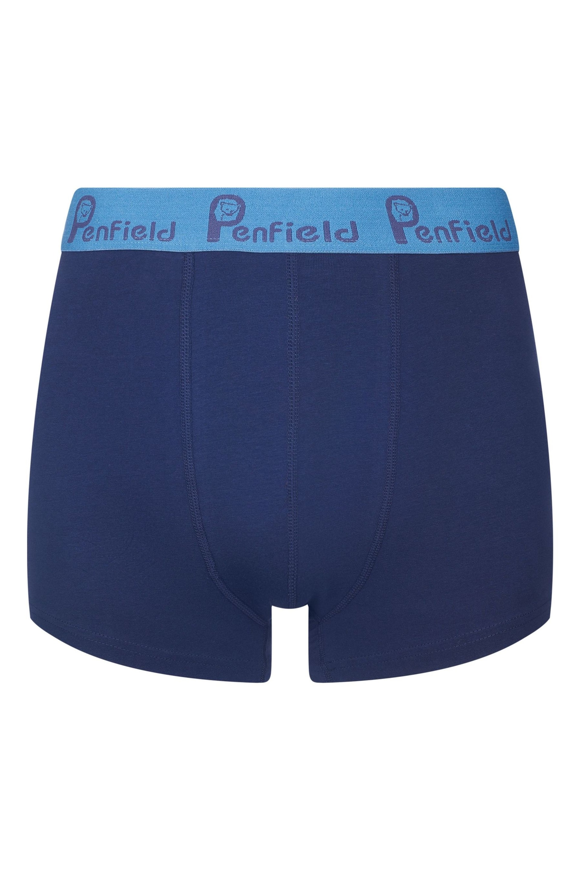 Penfield Blue Penfield Script Boxers 3 Pack - Image 4 of 5