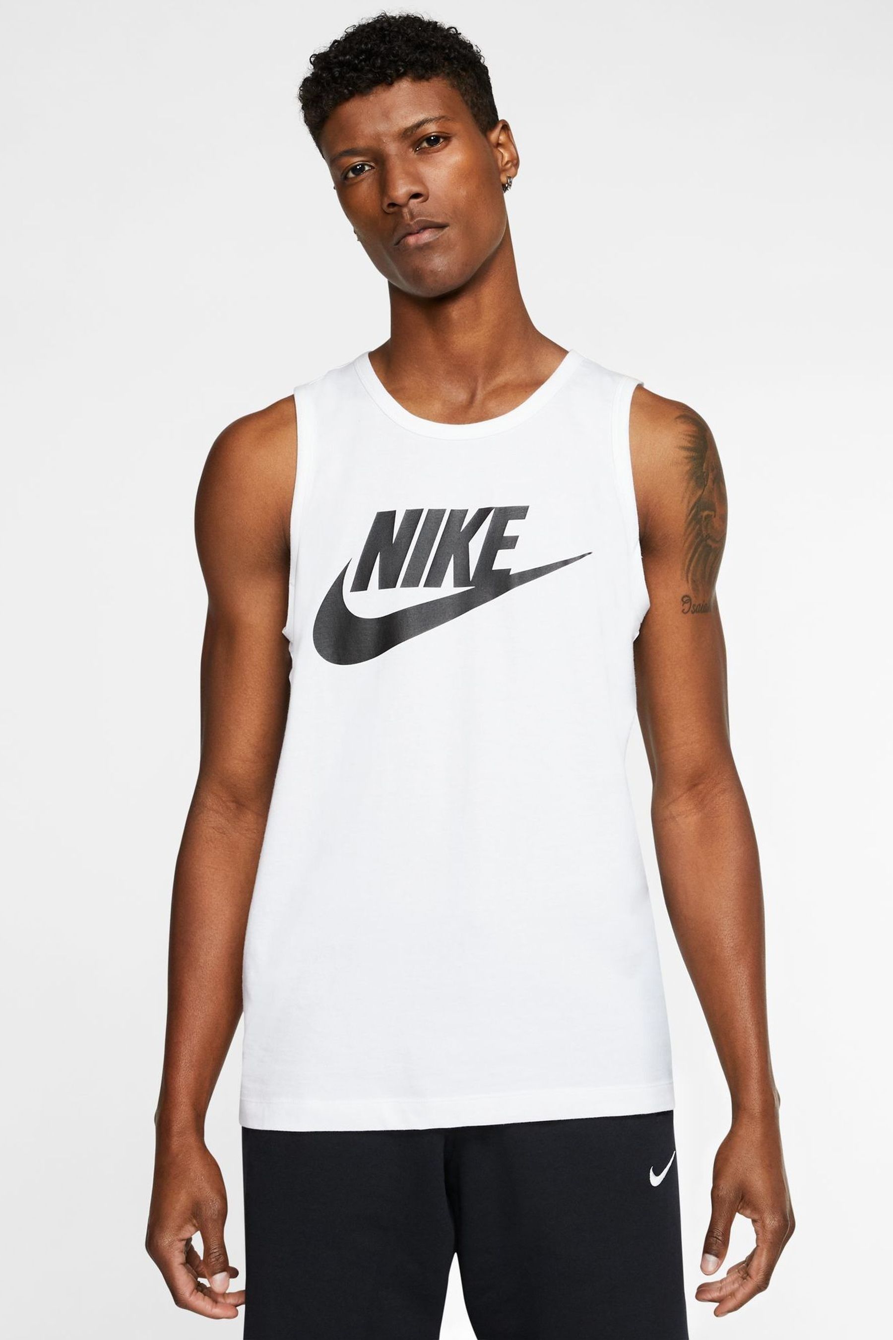 Nike white sleeveless outlet
