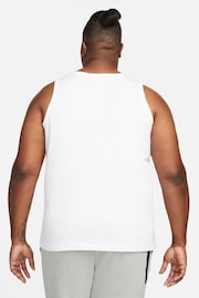 Nike White 100% Cotton Sportswear Vest - Image 6 of 10