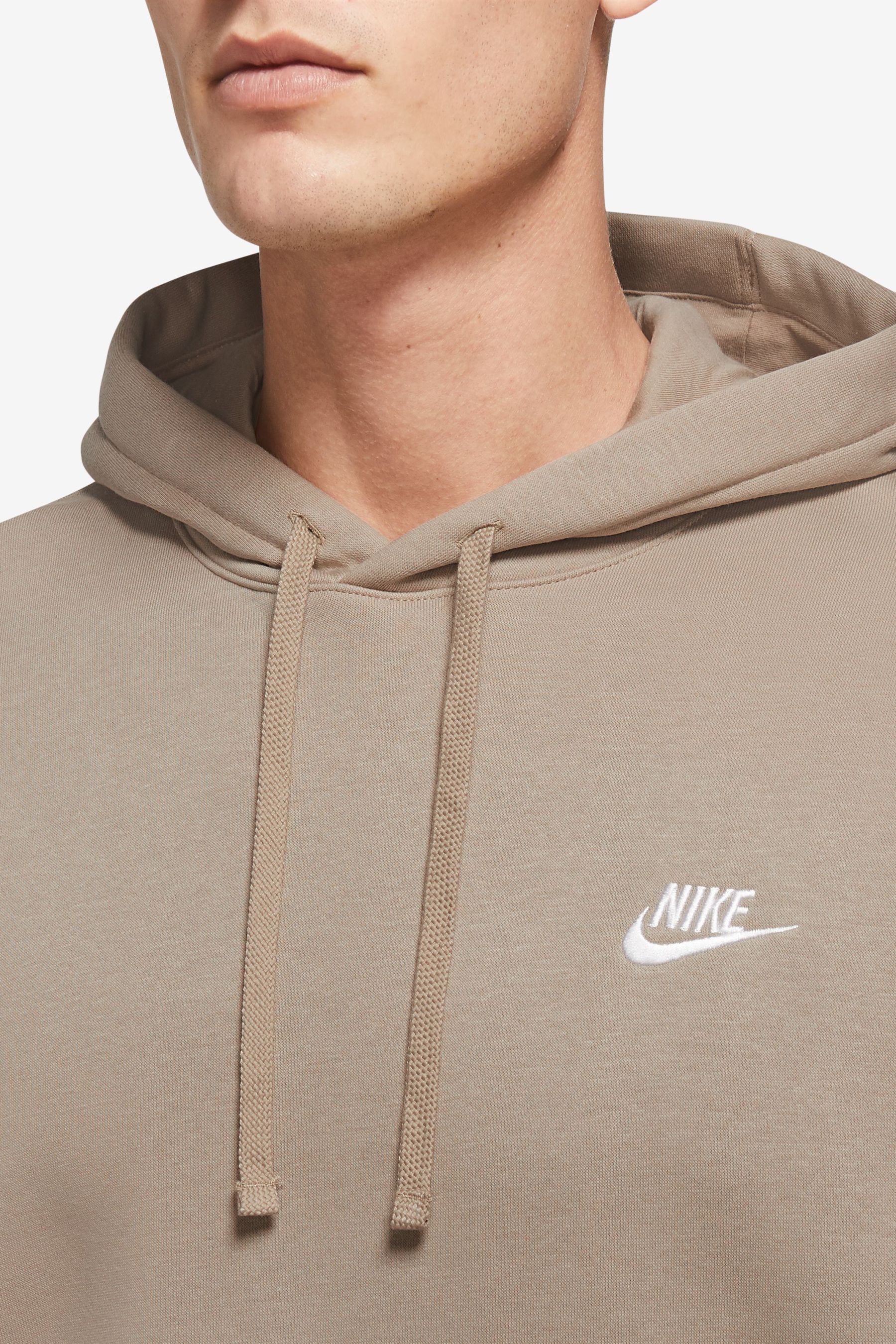 Buy Nike Khaki Green Club Pullover Hoodie from the Next UK online shop