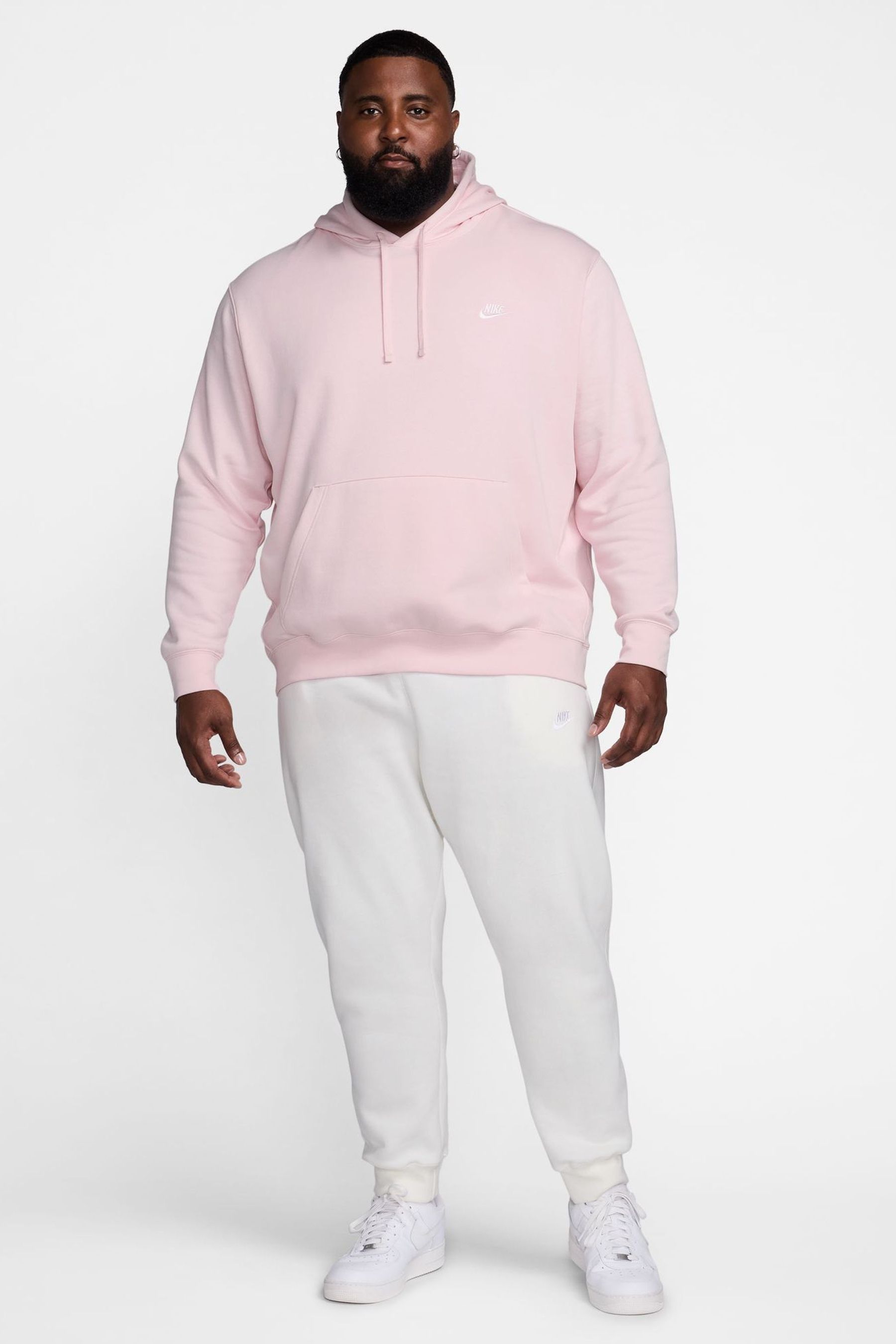 Nike pink foam hoodie shop