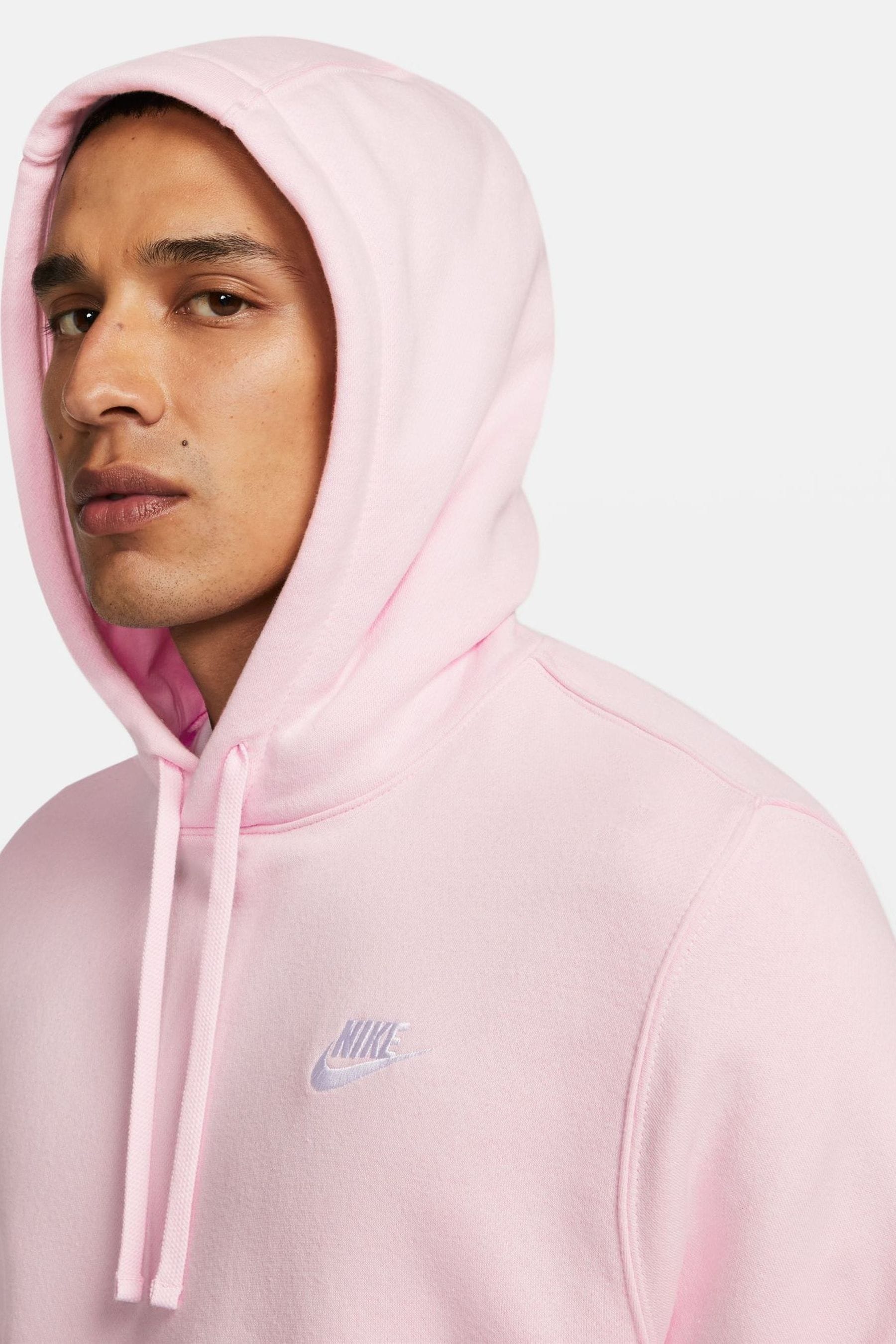 Pink nike sweater cheap