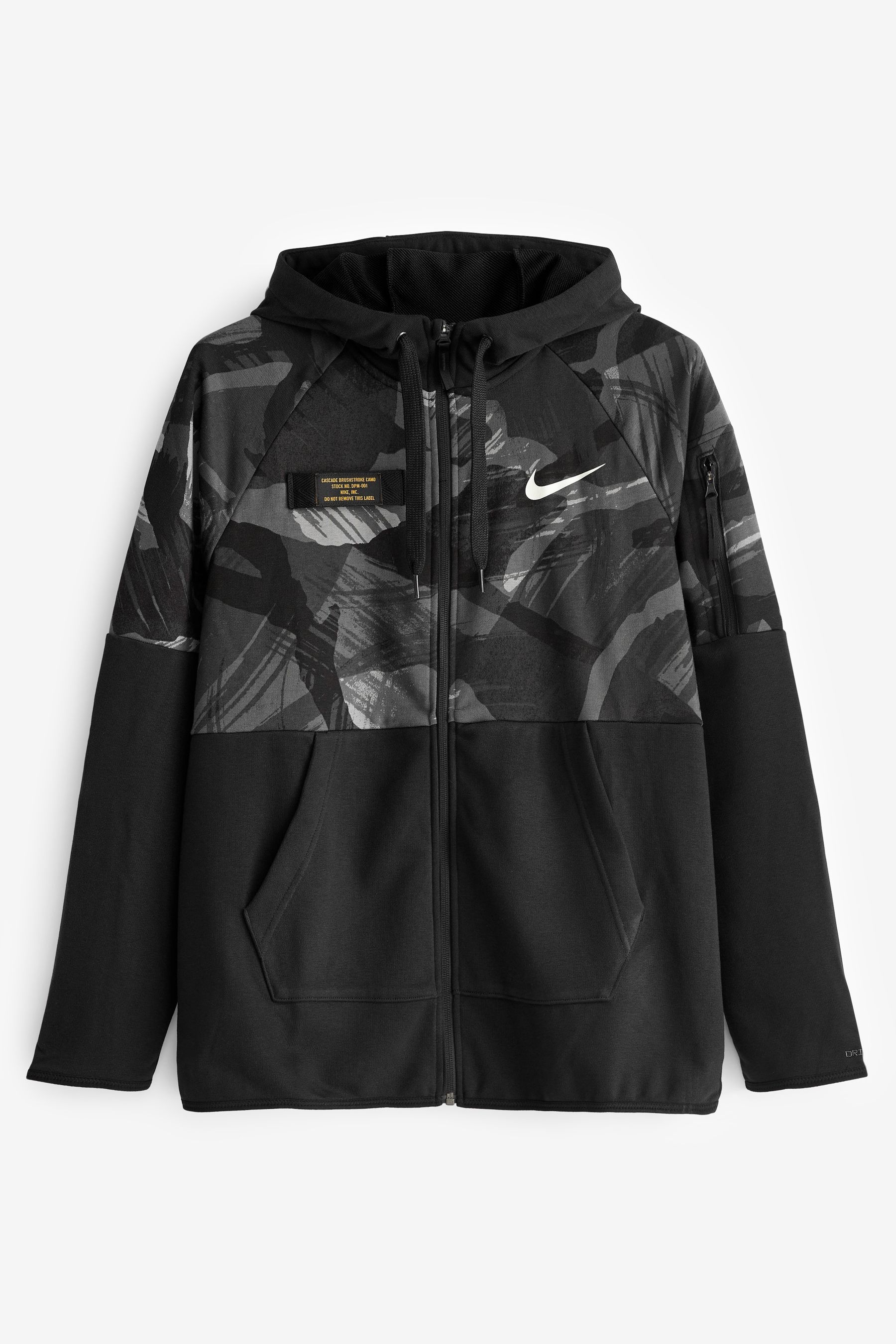 Nike black camo jacket hotsell