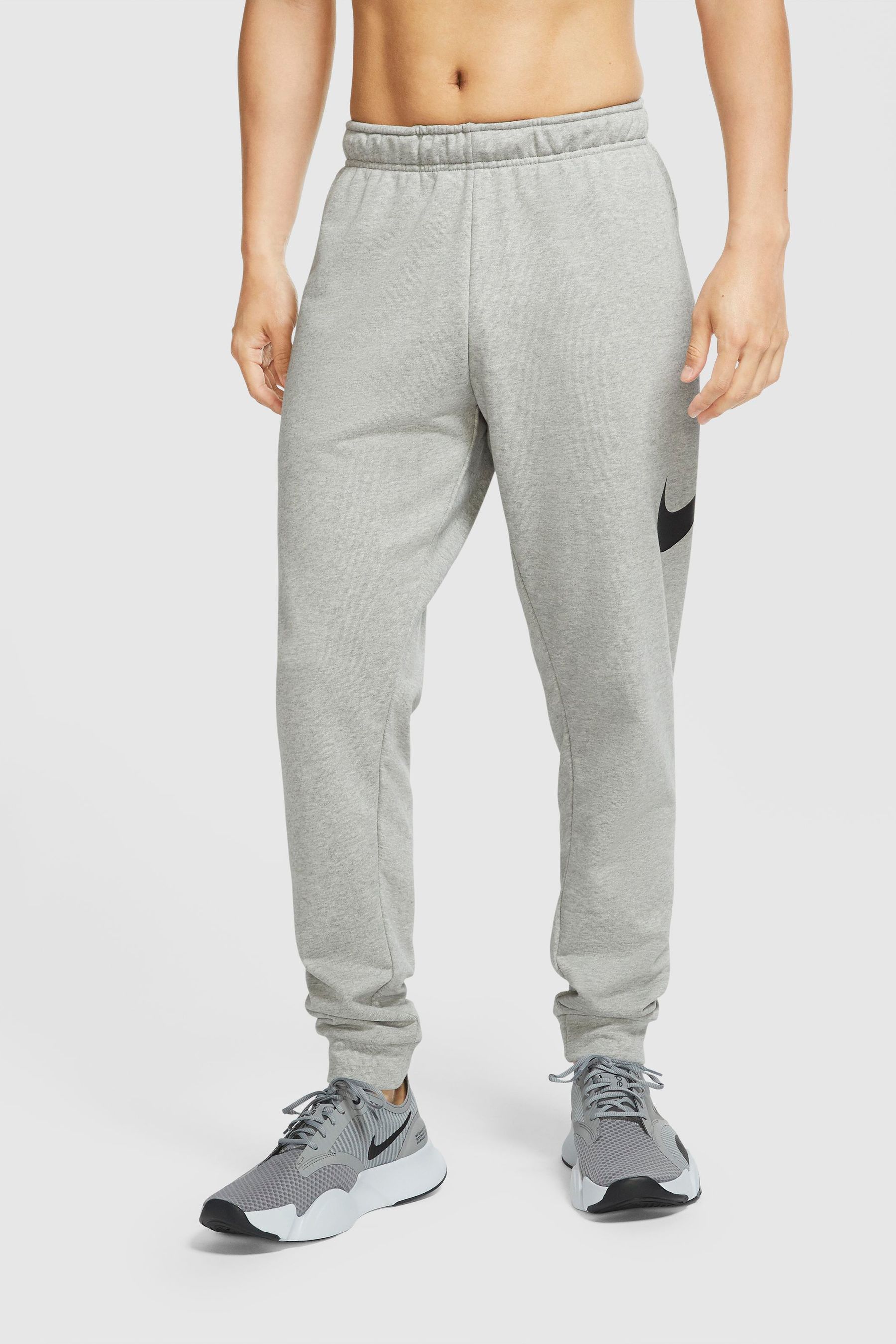 Nike grey tapered joggers top