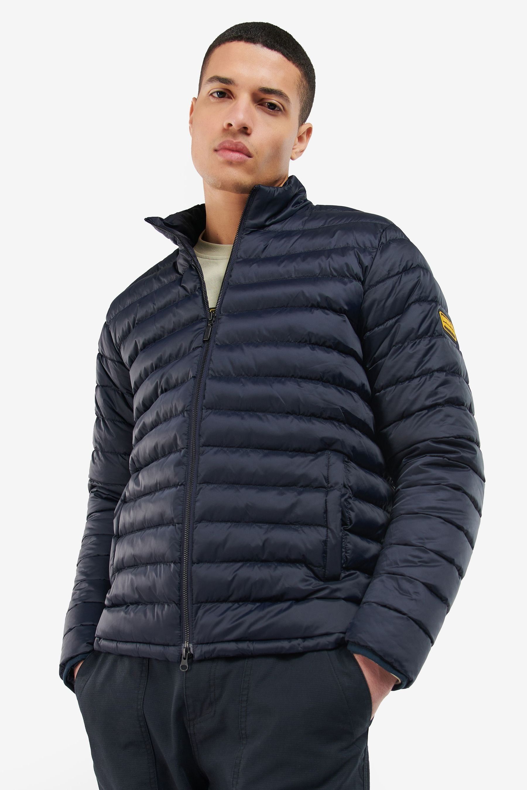Buy Barbour International Blue Racer Impeller Quilted Jacket from Next Ireland