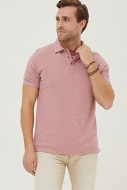 FatFace Organic Pique Polo - Image 1 of 5