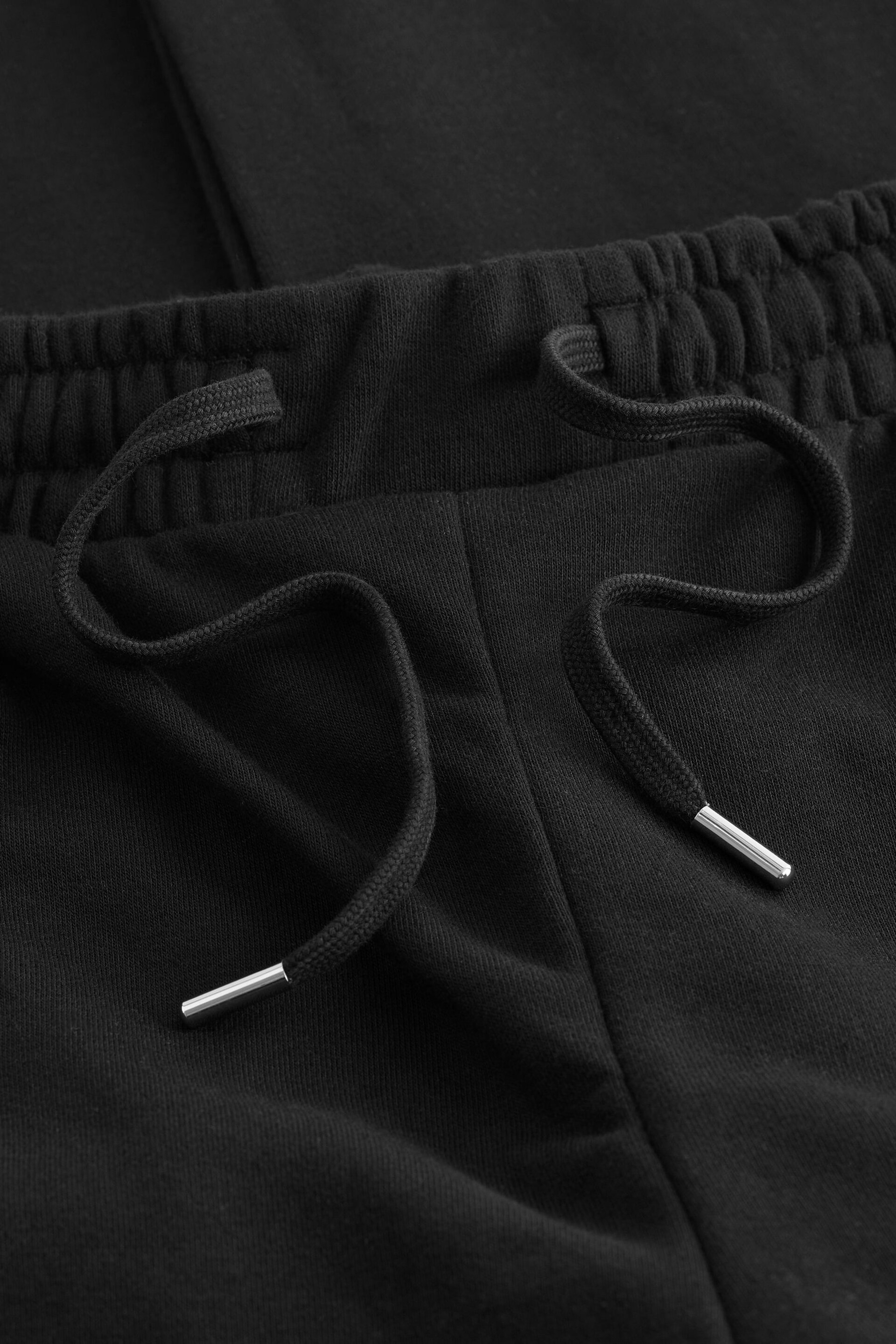 Black Soft Cotton Blend Basic Jersey Joggers - Image 5 of 5