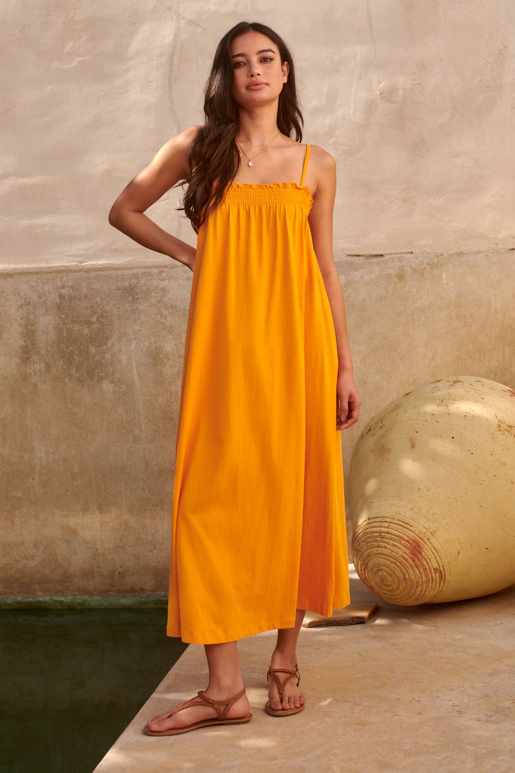 Next shirred dress top