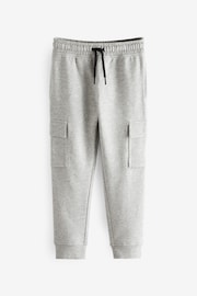Grey Marl Cargo Cotton-Rich Joggers (3-16yrs) - Image 1 of 3