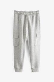 Grey Marl Cargo Cotton-Rich Joggers (3-16yrs) - Image 2 of 3