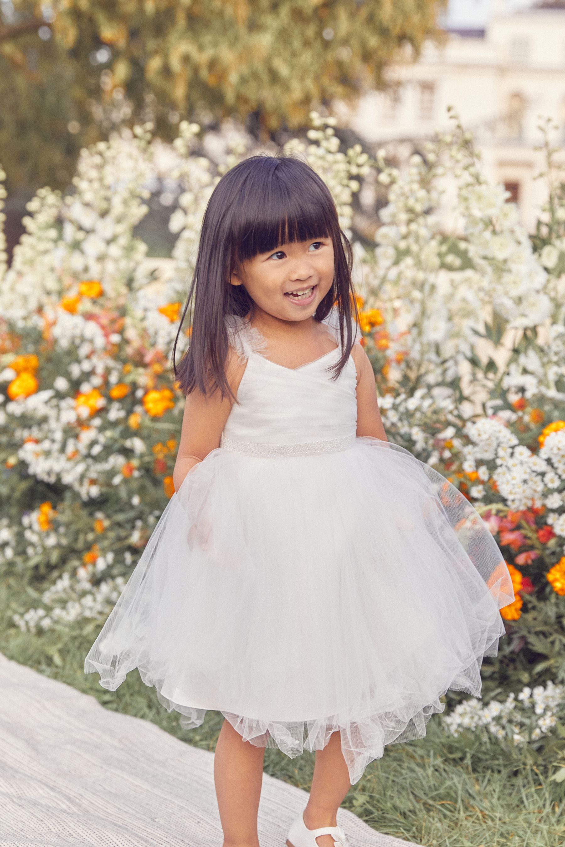 Buy Ivory Cream Embellished Tulle Bridesmaid Dress 3mths 8yrs from Next Luxembourg