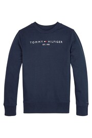 Tommy Hilfiger Blue Essential Sweatshirt - Image 1 of 2