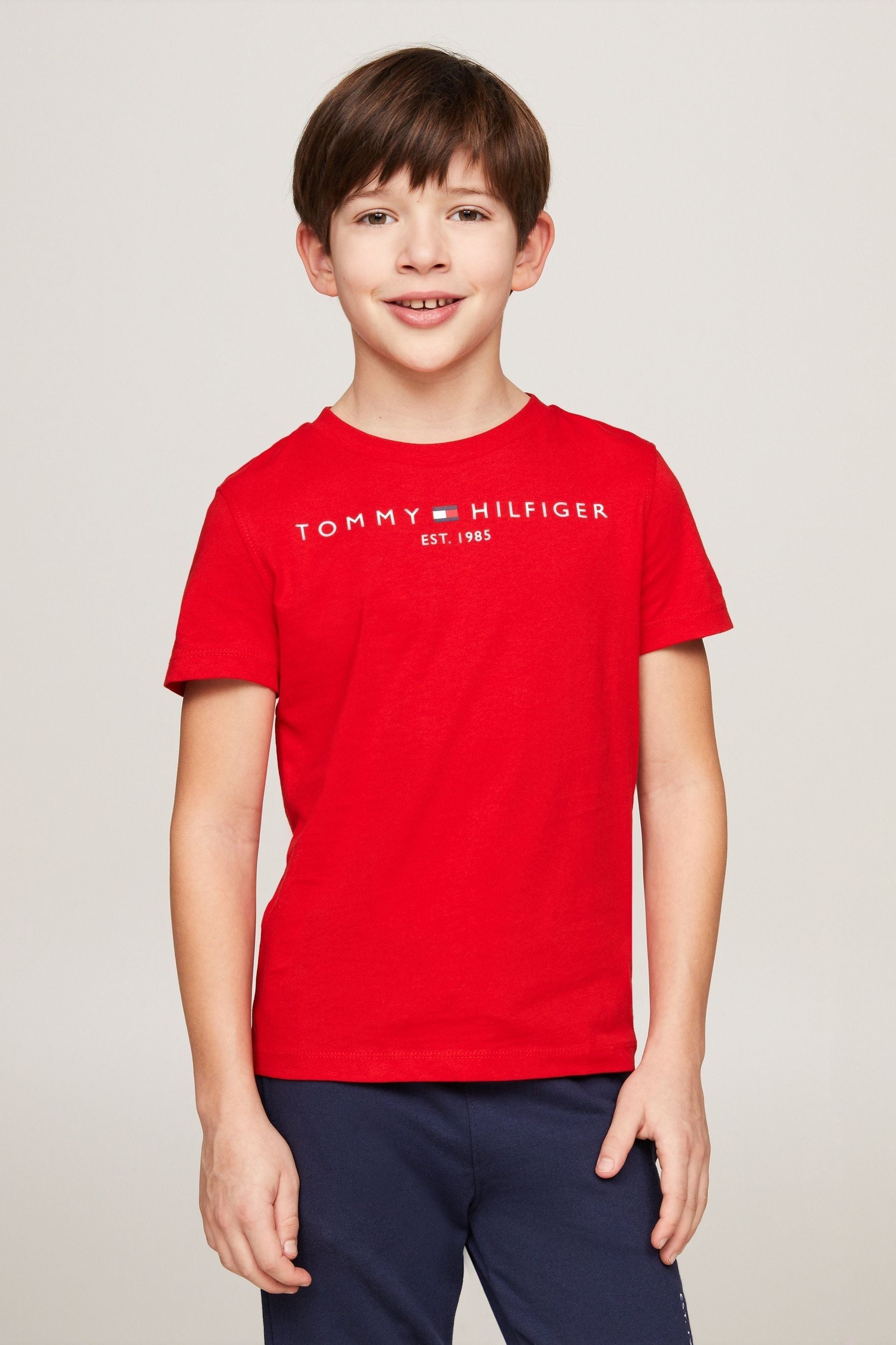 Tommy Hilfiger Red Essential T Shirt