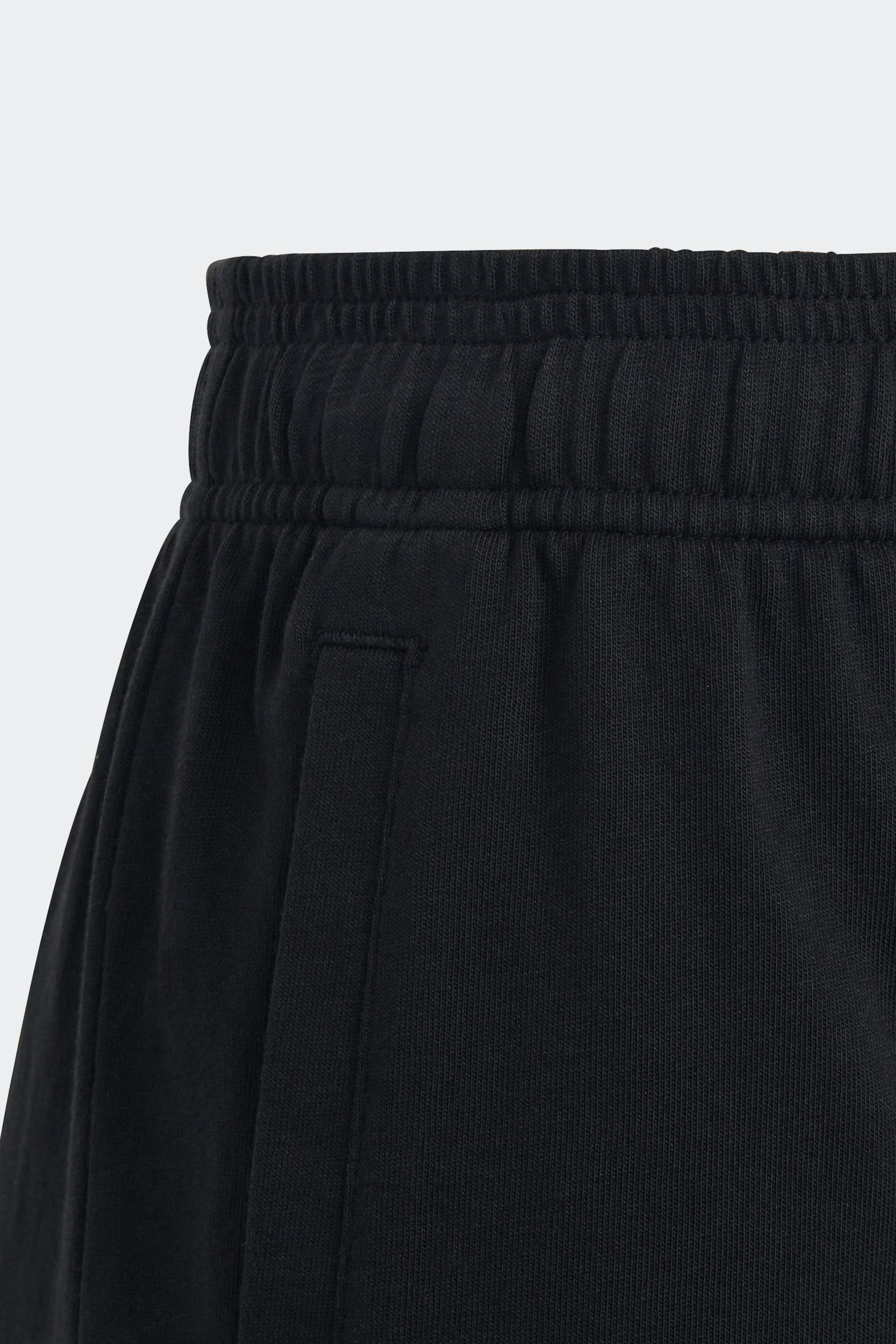 adidas Black Sportswear Essentials Big Logo Cotton Shorts - Image 3 of 5