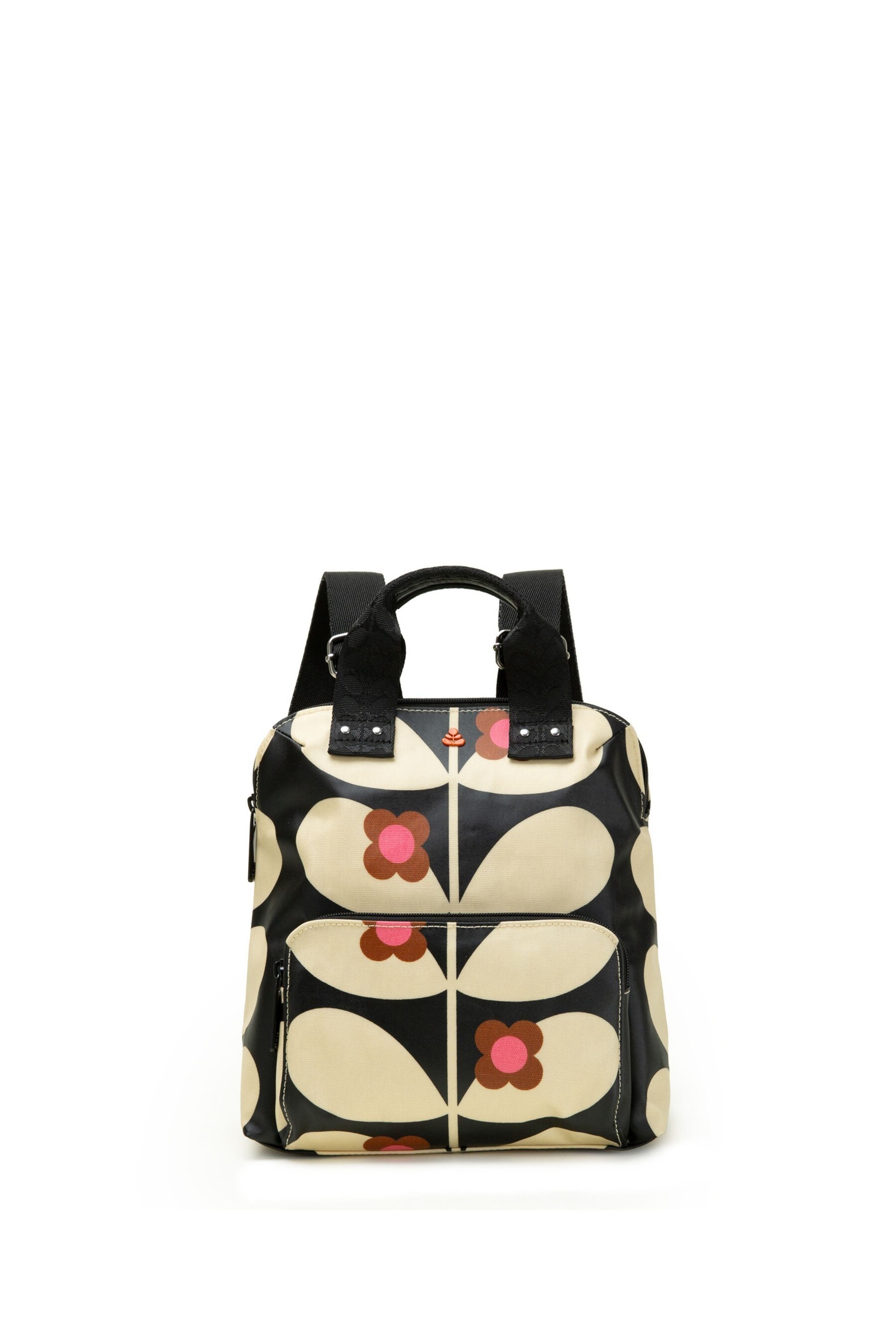 Buy Orla Kiely Brown Buddy Wild Rose Stem Small Backpack from Next USA