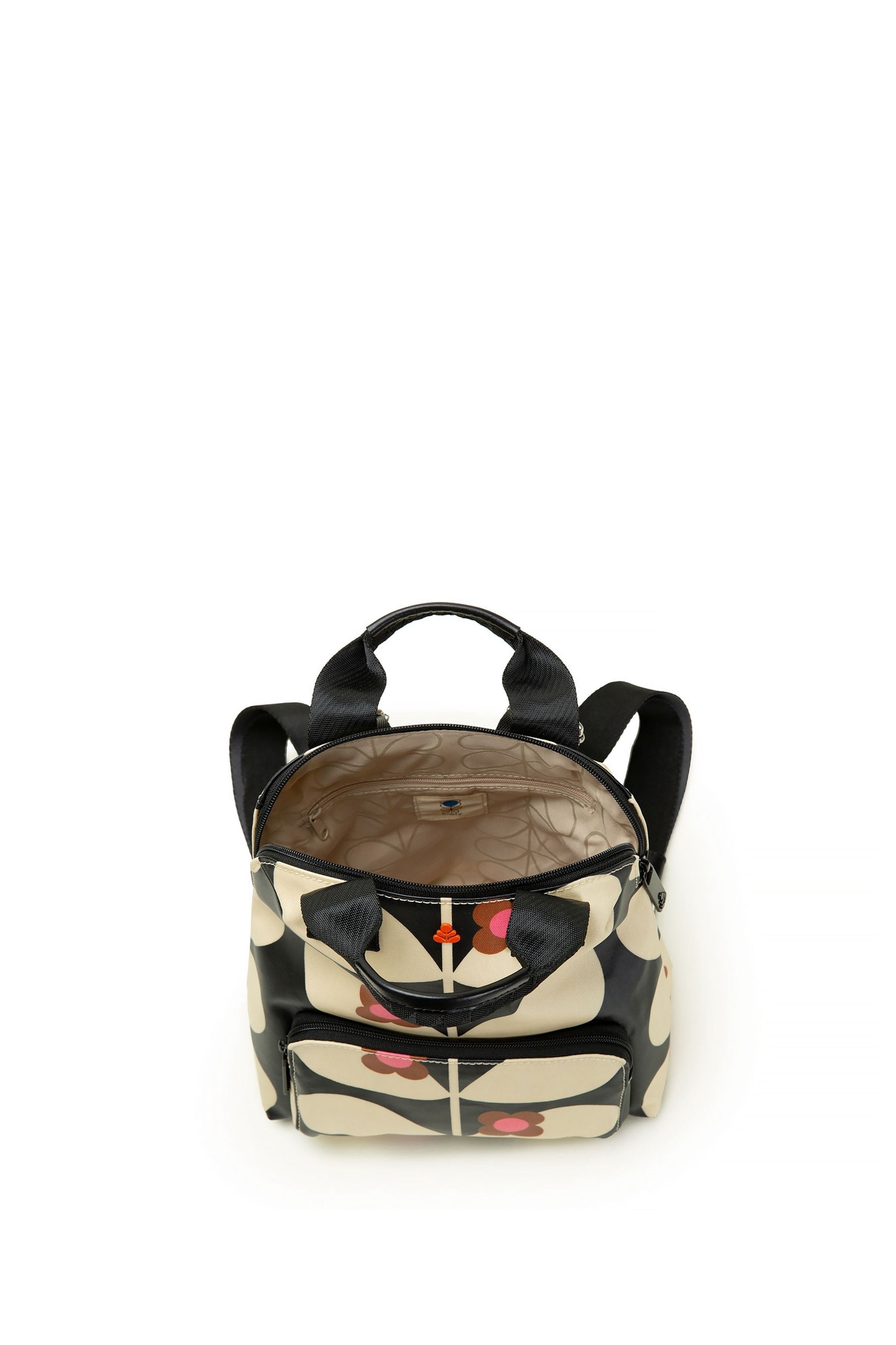 Buy Orla Kiely Brown Buddy Wild Rose Stem Small Backpack from Next USA