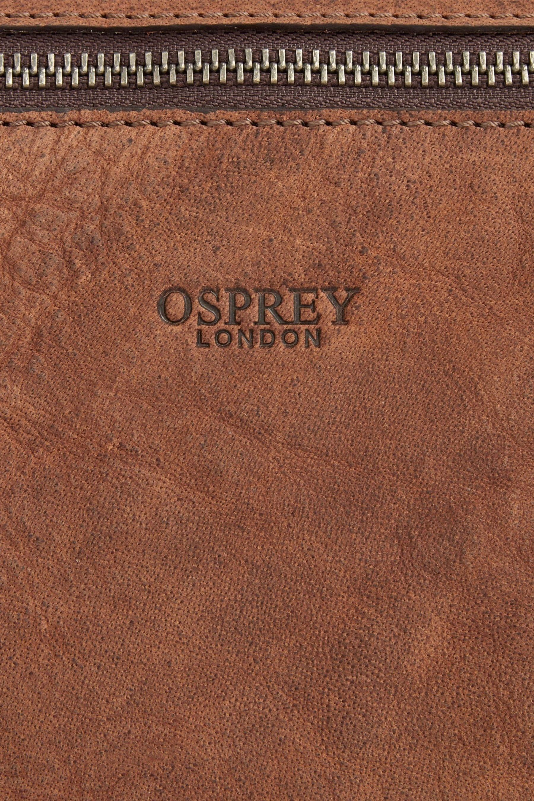 Buy OSPREY LONDON Brown Clayton Leather Weekend Holdall Bag from the Next UK online shop