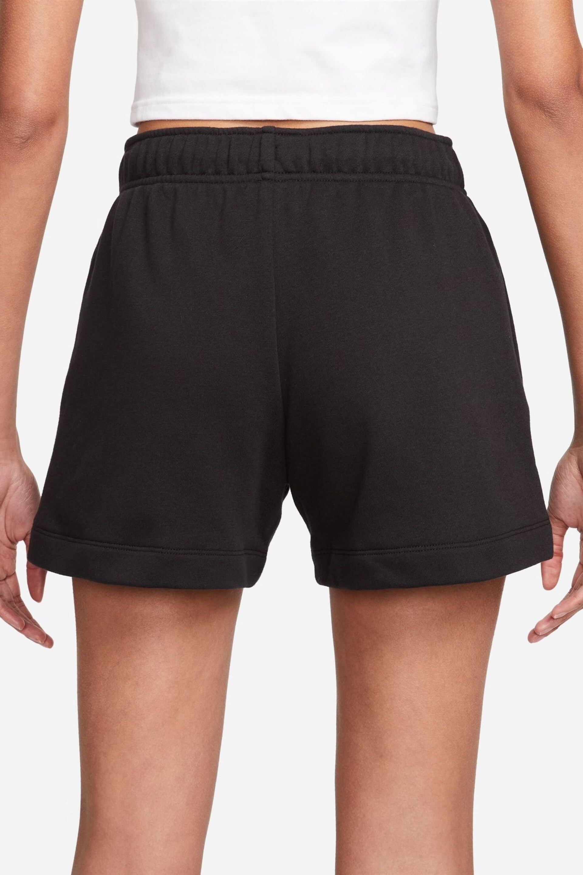 Nike Black Club Fleece Shorts - Image 2 of 7