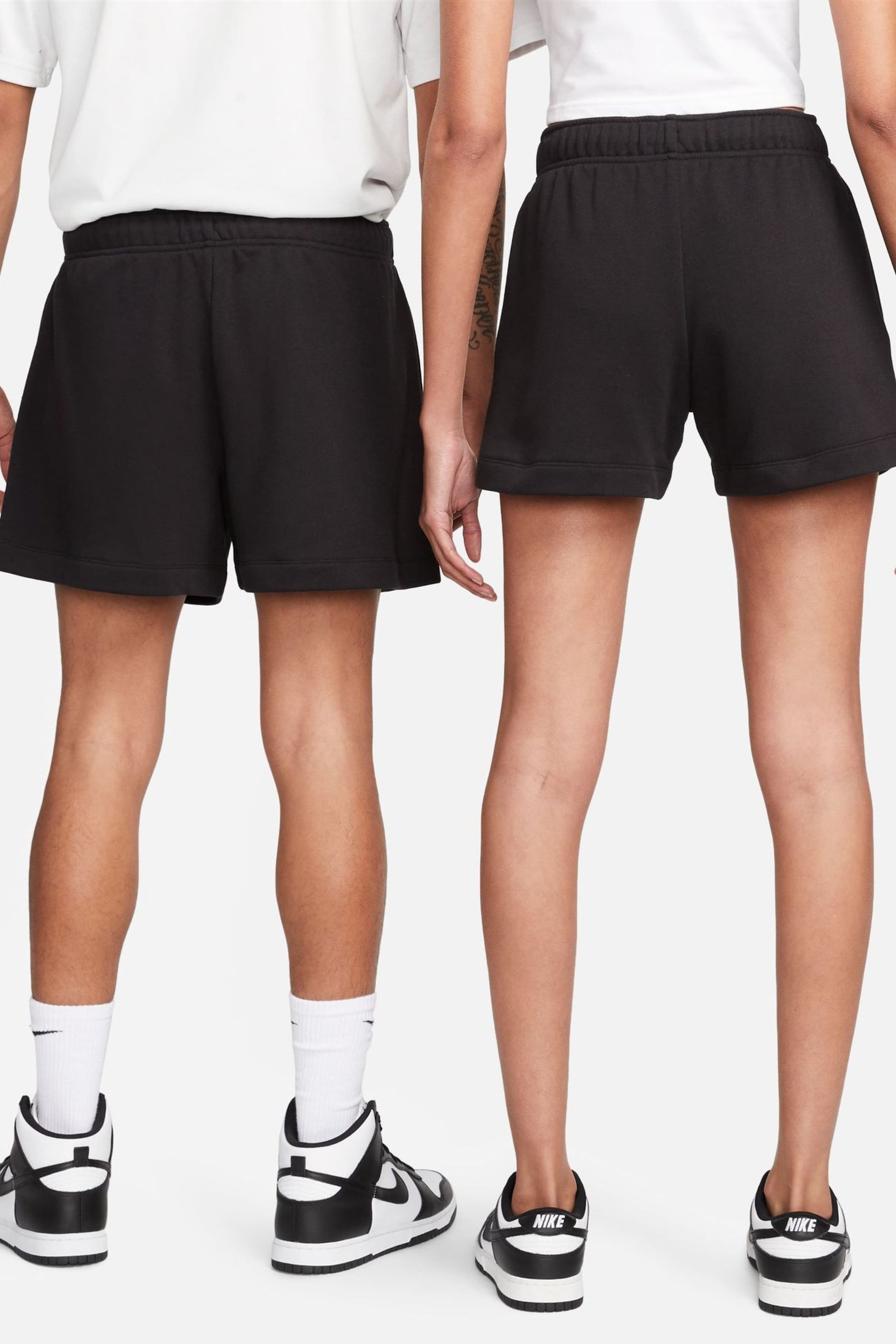 Nike Black Club Fleece Shorts - Image 5 of 7