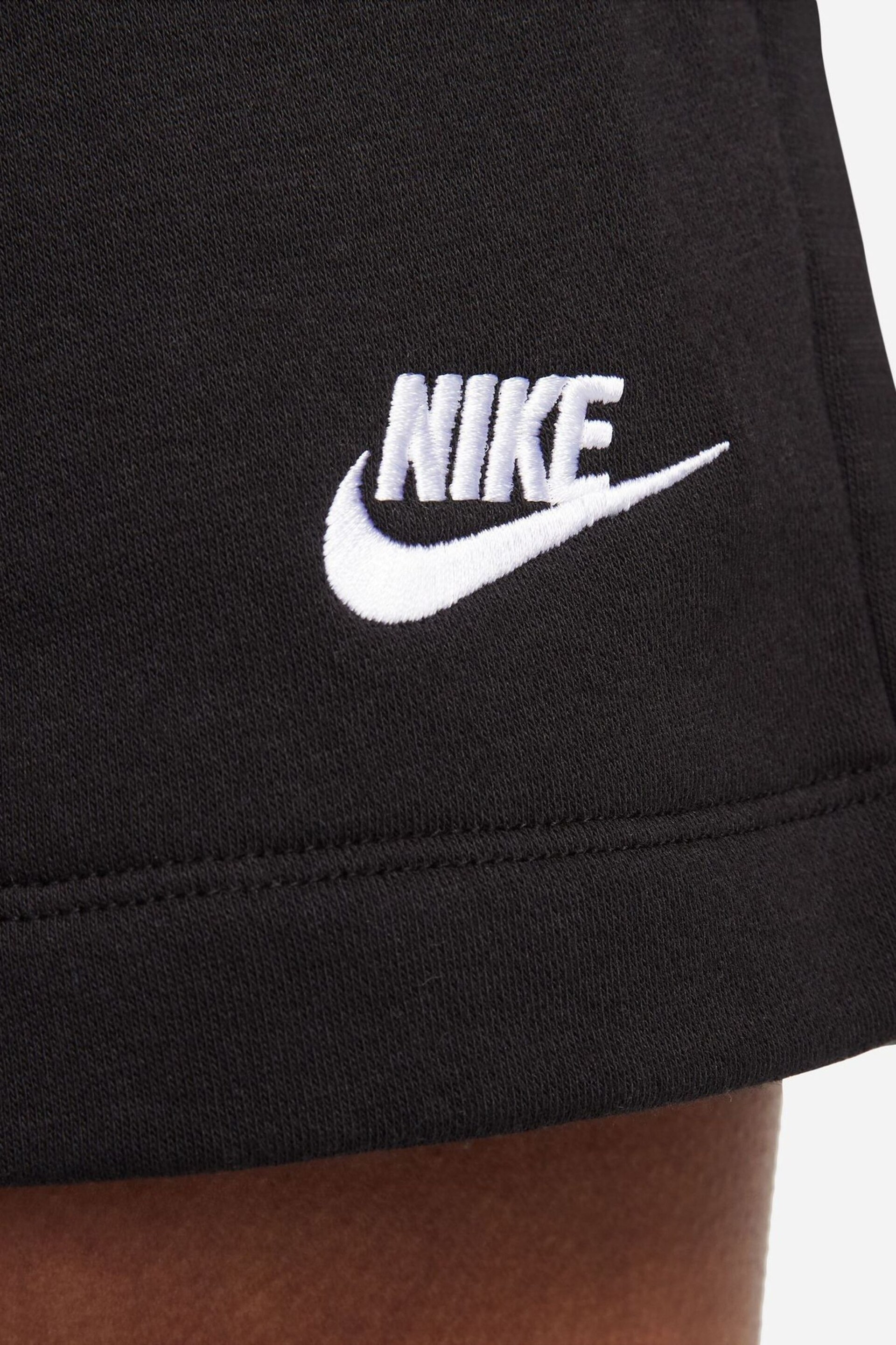 Nike Black Club Fleece Shorts - Image 7 of 7