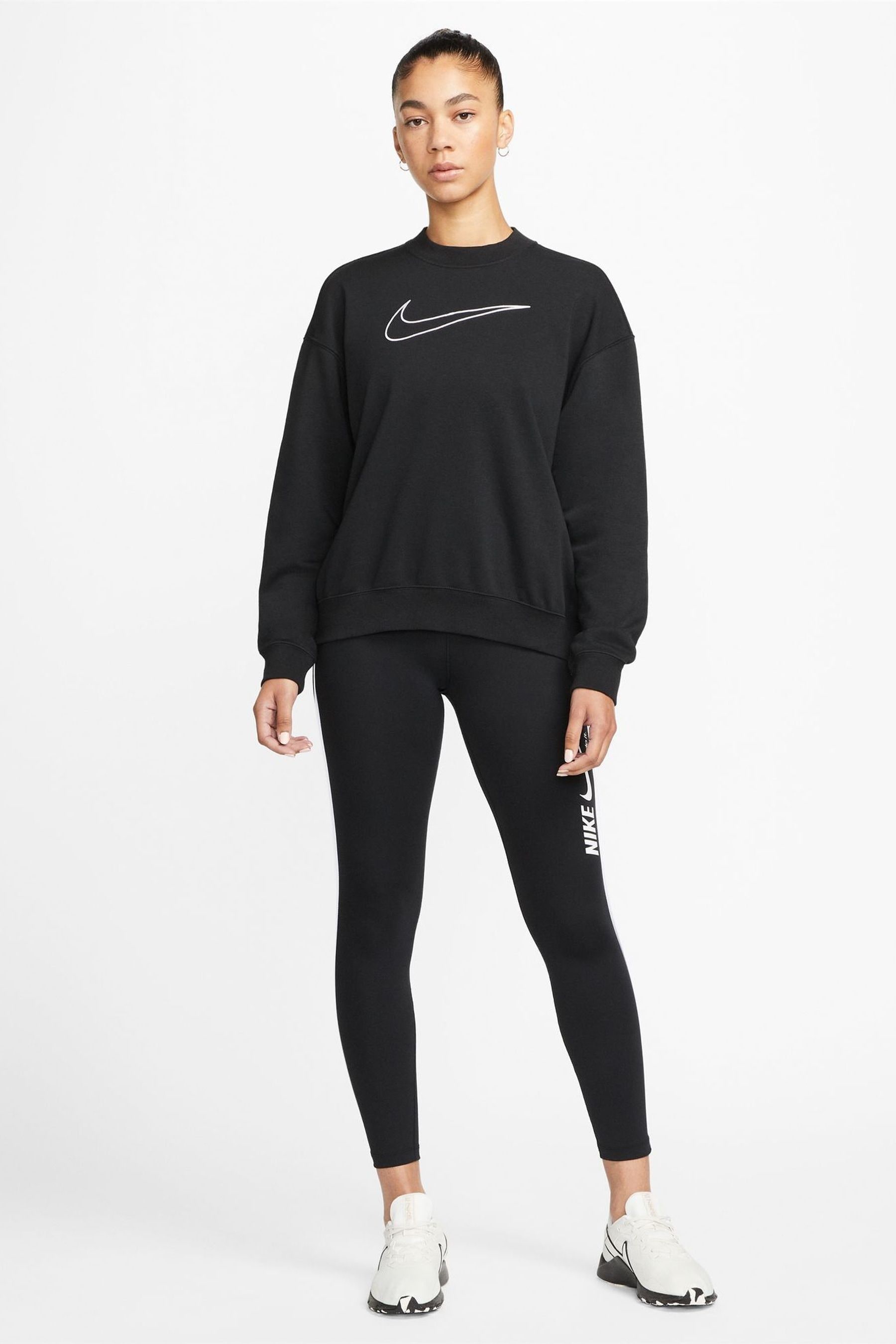 Dri fit crew neck sweatshirt top