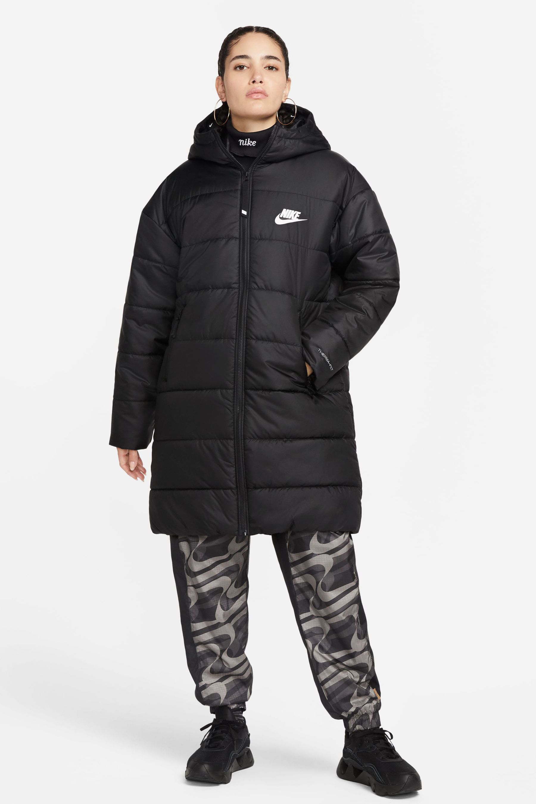 Longline puffer jacket nike on sale