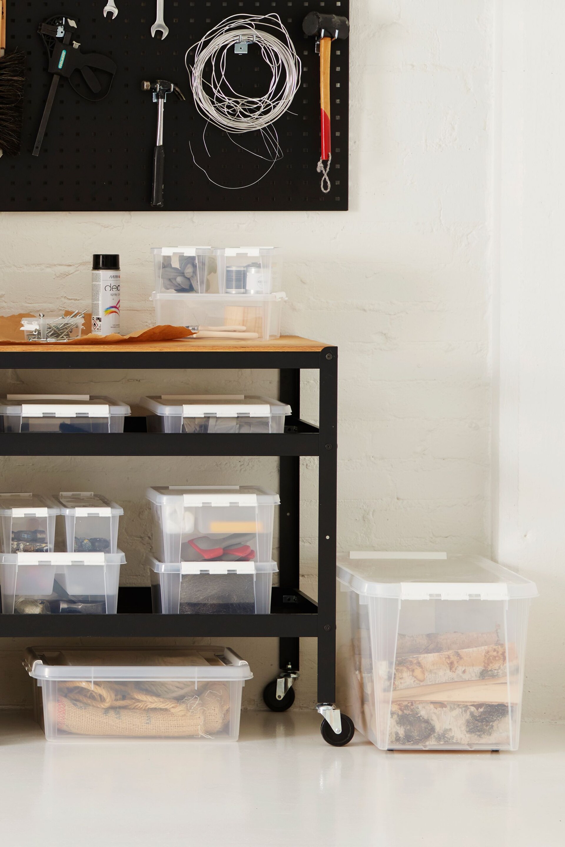 Orthex Clear Smartstore Home 8L,14L & 25L Storage Boxes - Image 3 of 5