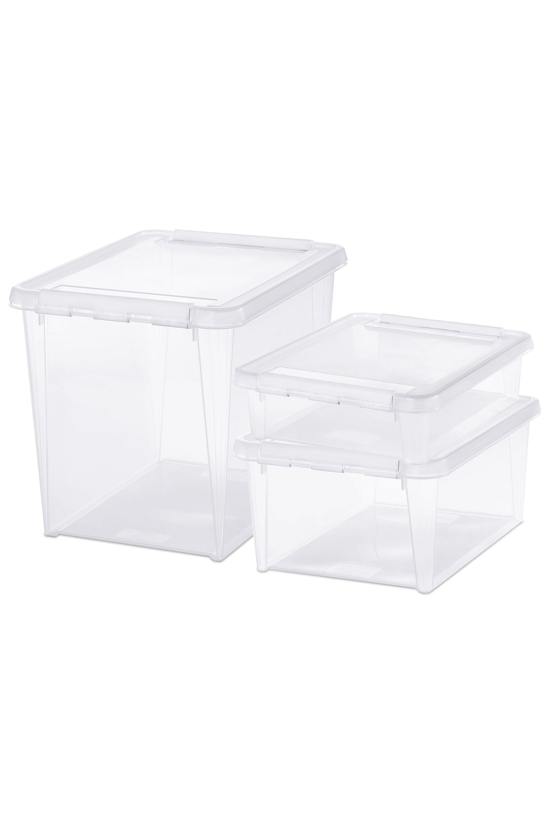 Orthex Clear Smartstore Home 8L,14L & 25L Storage Boxes - Image 5 of 5