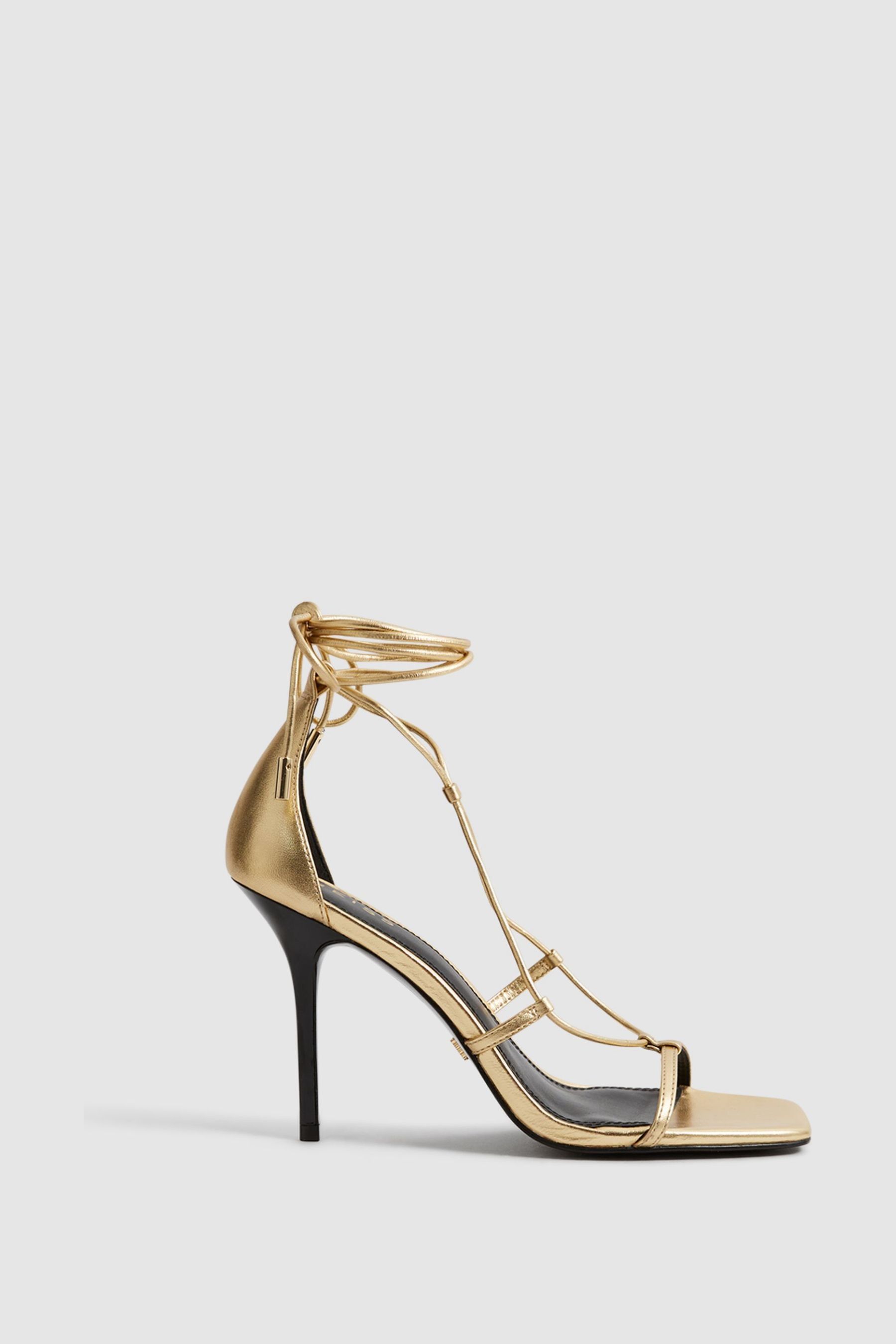 Strappy wrap sandals on sale