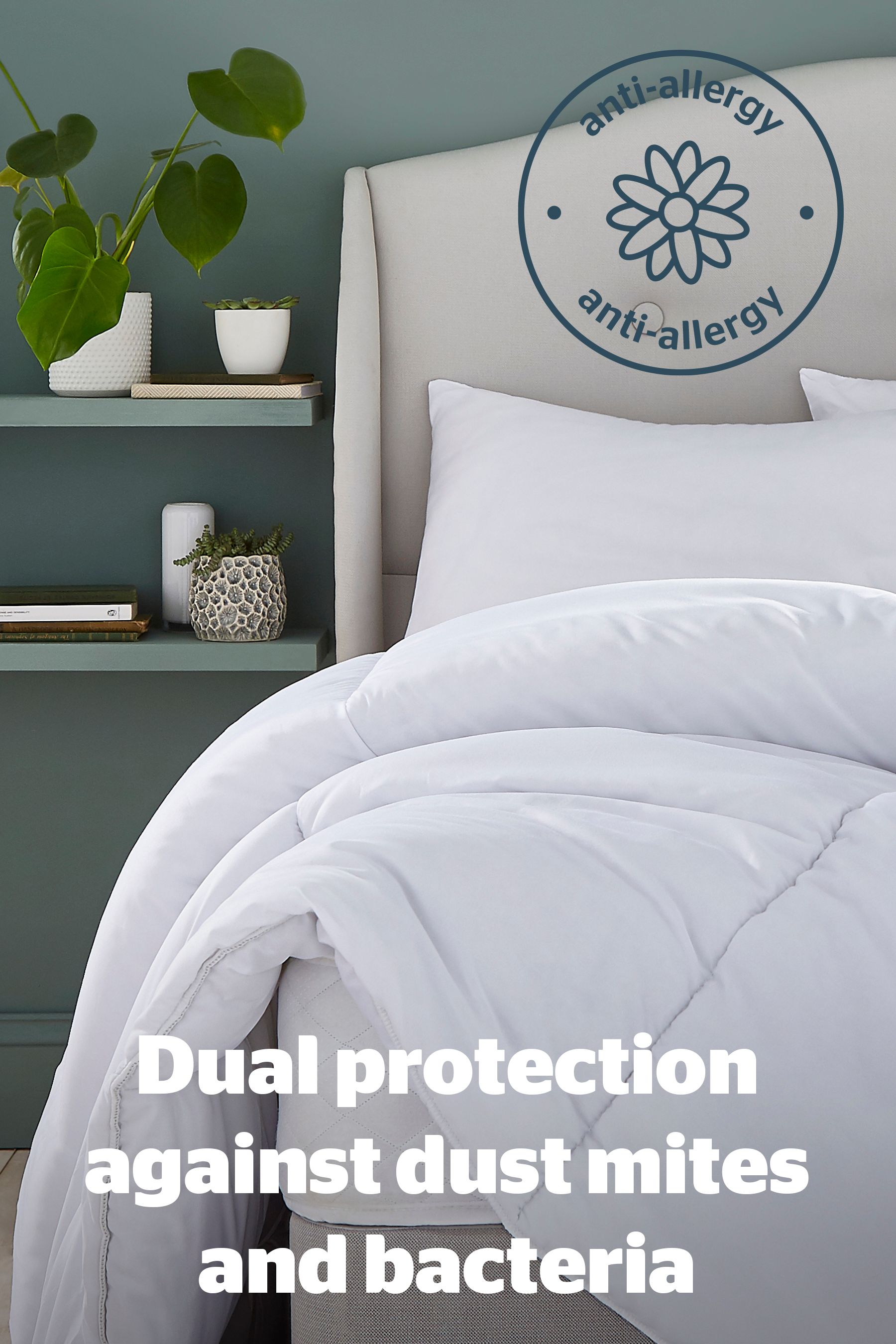 Silent night anti allergy duvet king size store