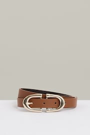 Reiss Tan Bailey Horseshoe Belt - Image 1 of 5