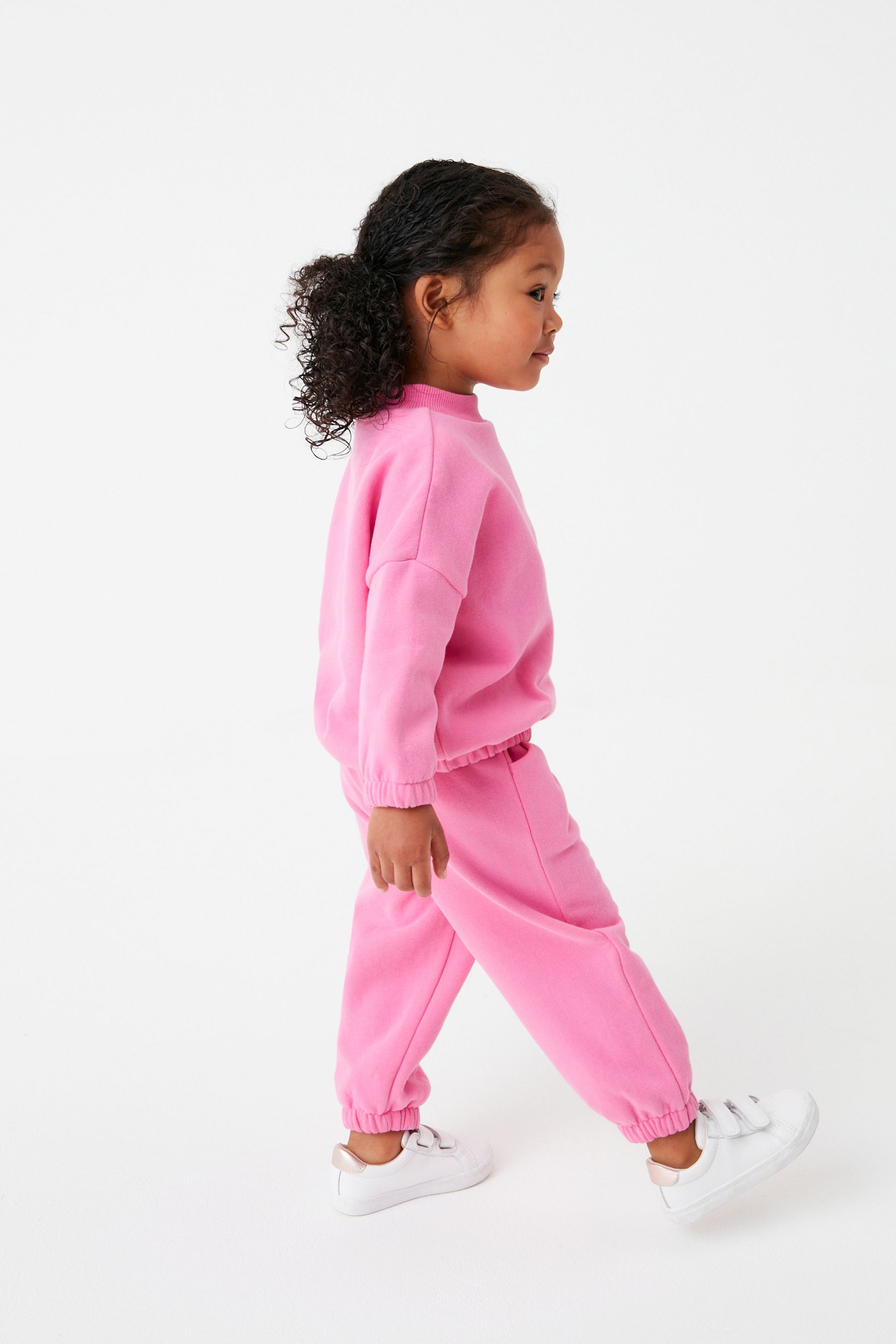 Buy Bright Pink Sweat Top and Jogger Set 3mths 7yrs from Next Ireland