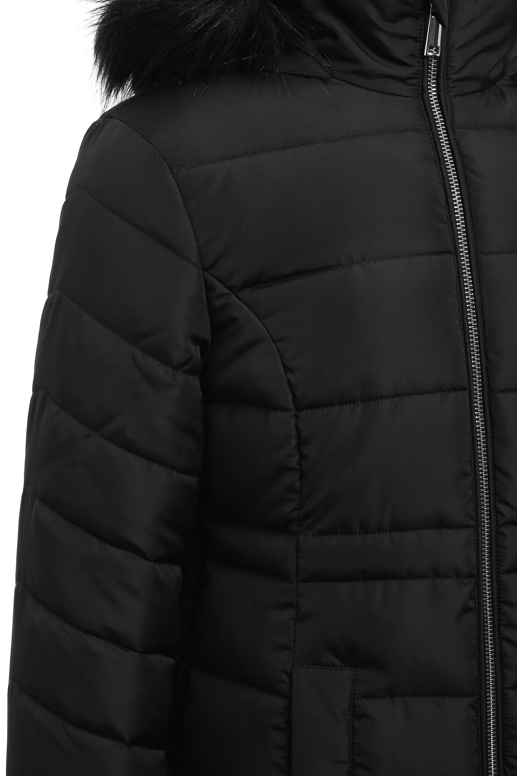 Kylie faux fur quilted coat online