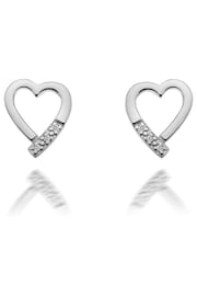 Hot Diamonds Silver Tone Romantic Earrings - Image 1 of 3
