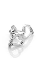 Hot Diamonds Silver Tone Romantic Earrings - Image 2 of 3