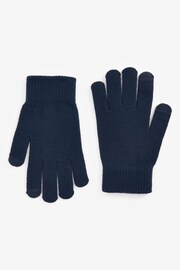 Navy/Red Magic Touchscreen Gloves 2 Pack - Image 2 of 3