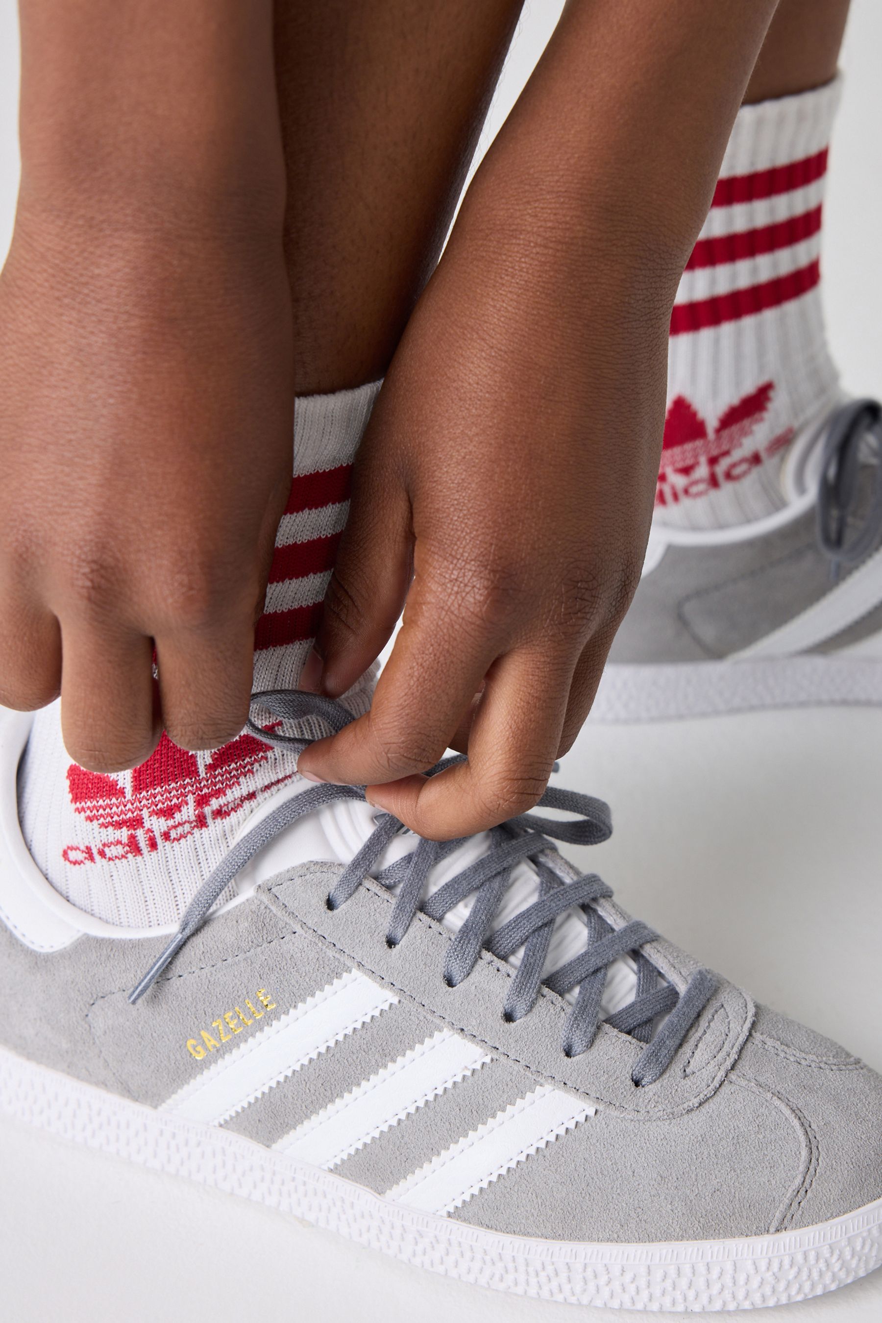 Buy adidas Originals Grey Gazelle Trainers from Next Canada