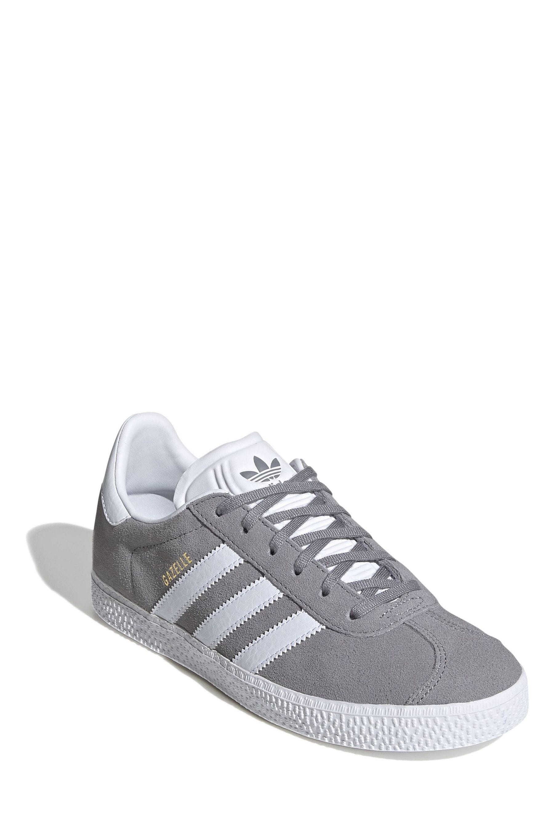 Adidas originals gazelle grey clearance