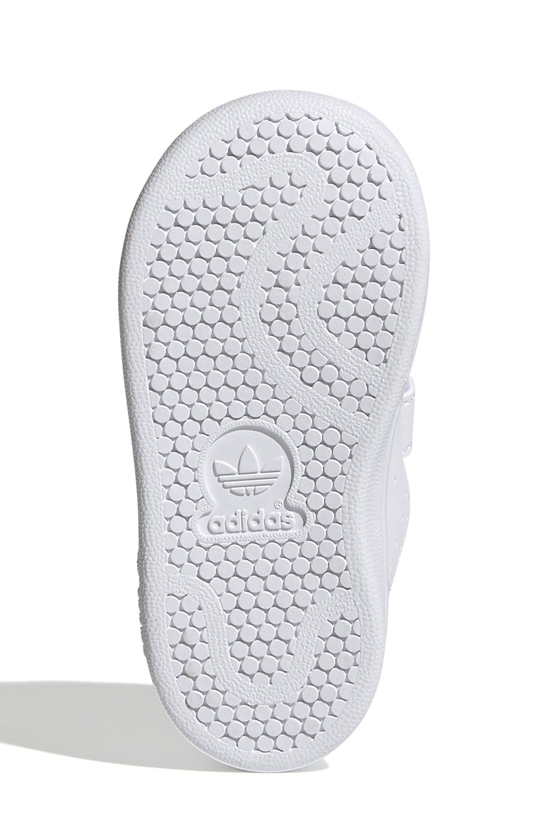 Buy adidas Originals Infant Stan Smith White Strap Close Trainers from Next Luxembourg