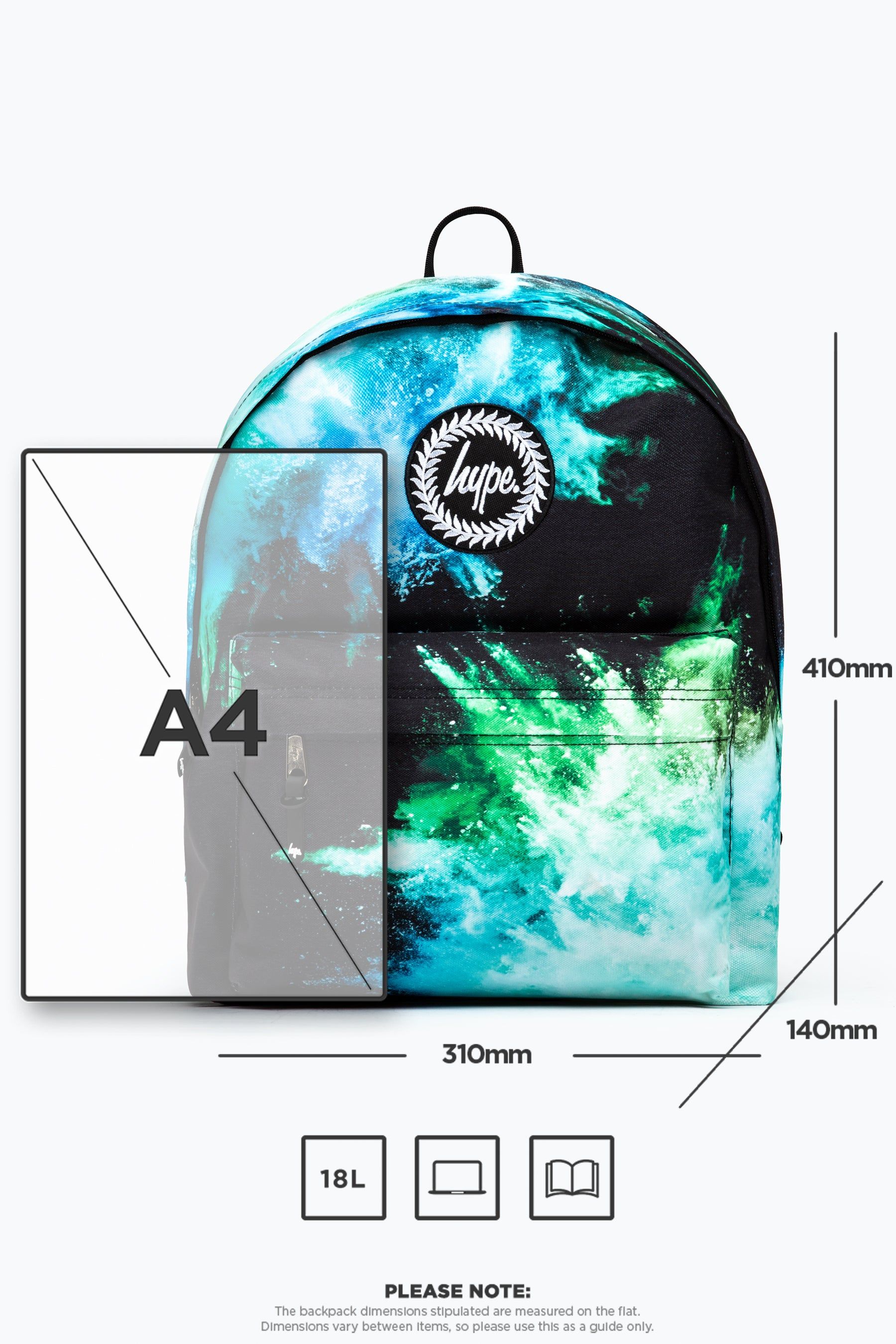 Buy Hype. Green Chalk Dust Backpack from Next Slovenia