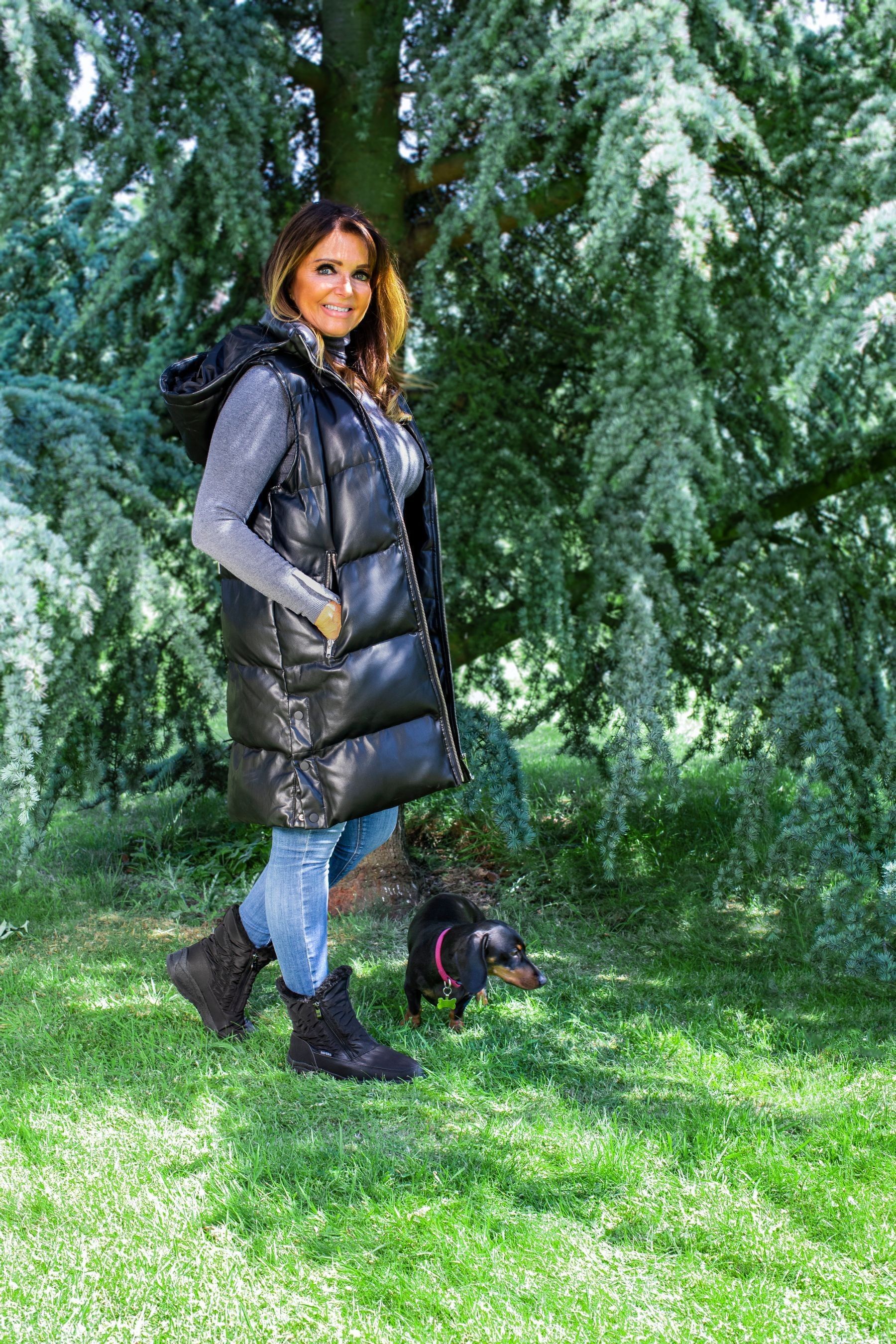 Pavers Ladies Faux Fur Lined Weather Boots